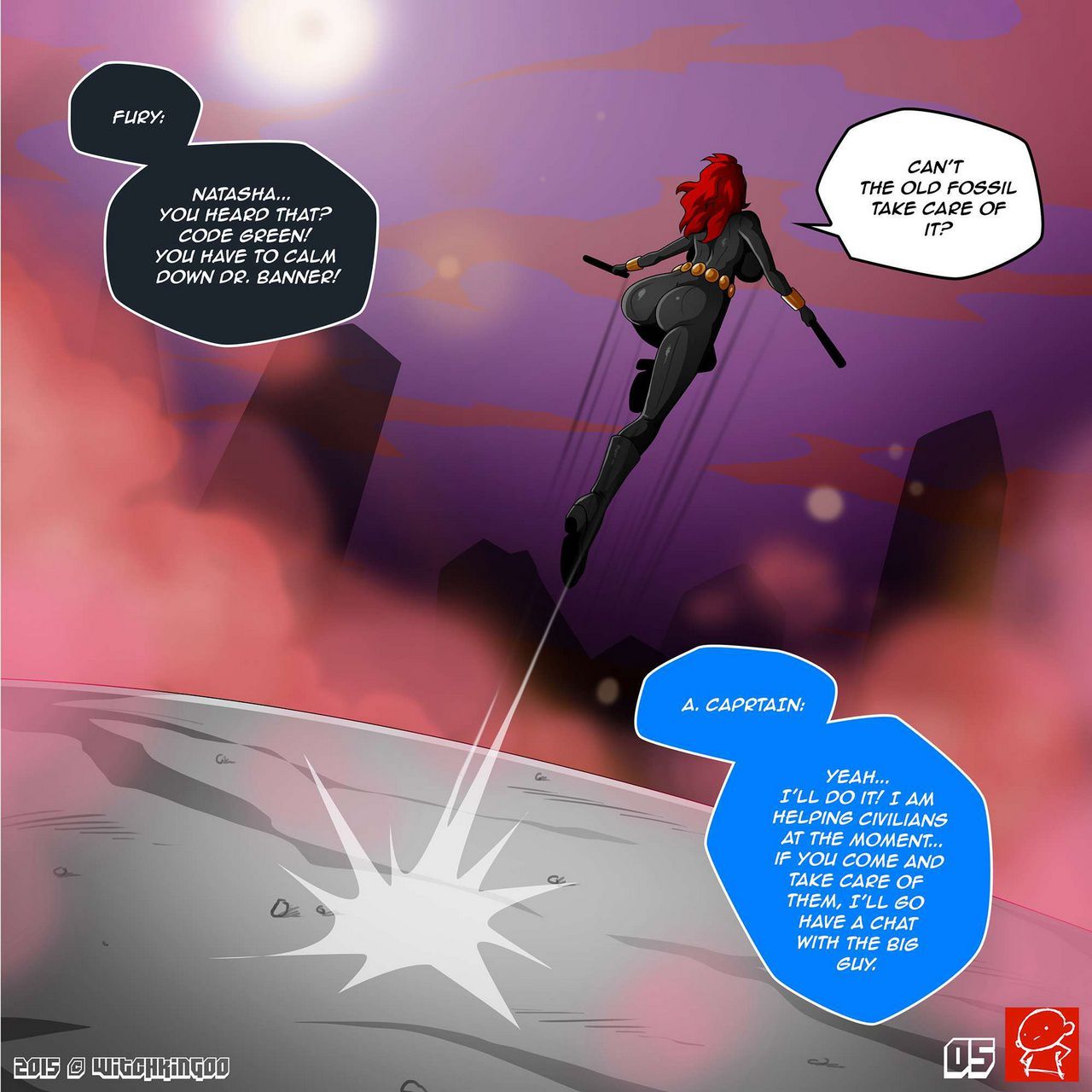 Black Widow (The Avengers) [WitchKing00] 1 . Black Widow - Chapter 1 (The Avengers) [WitchKing00] – page 6