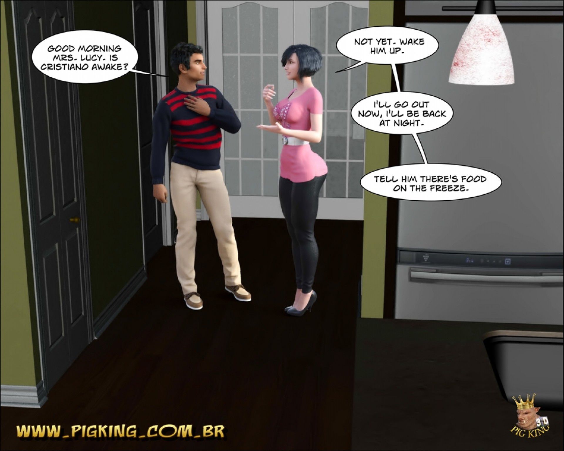 Help Me! – Cristiano, Leonard [PigKing] 2 . Help Me! - Orgy In The Backyard - Cristiano, Bob, Leonard, Big Paul - Chapter 2 [PigKing] – page 2