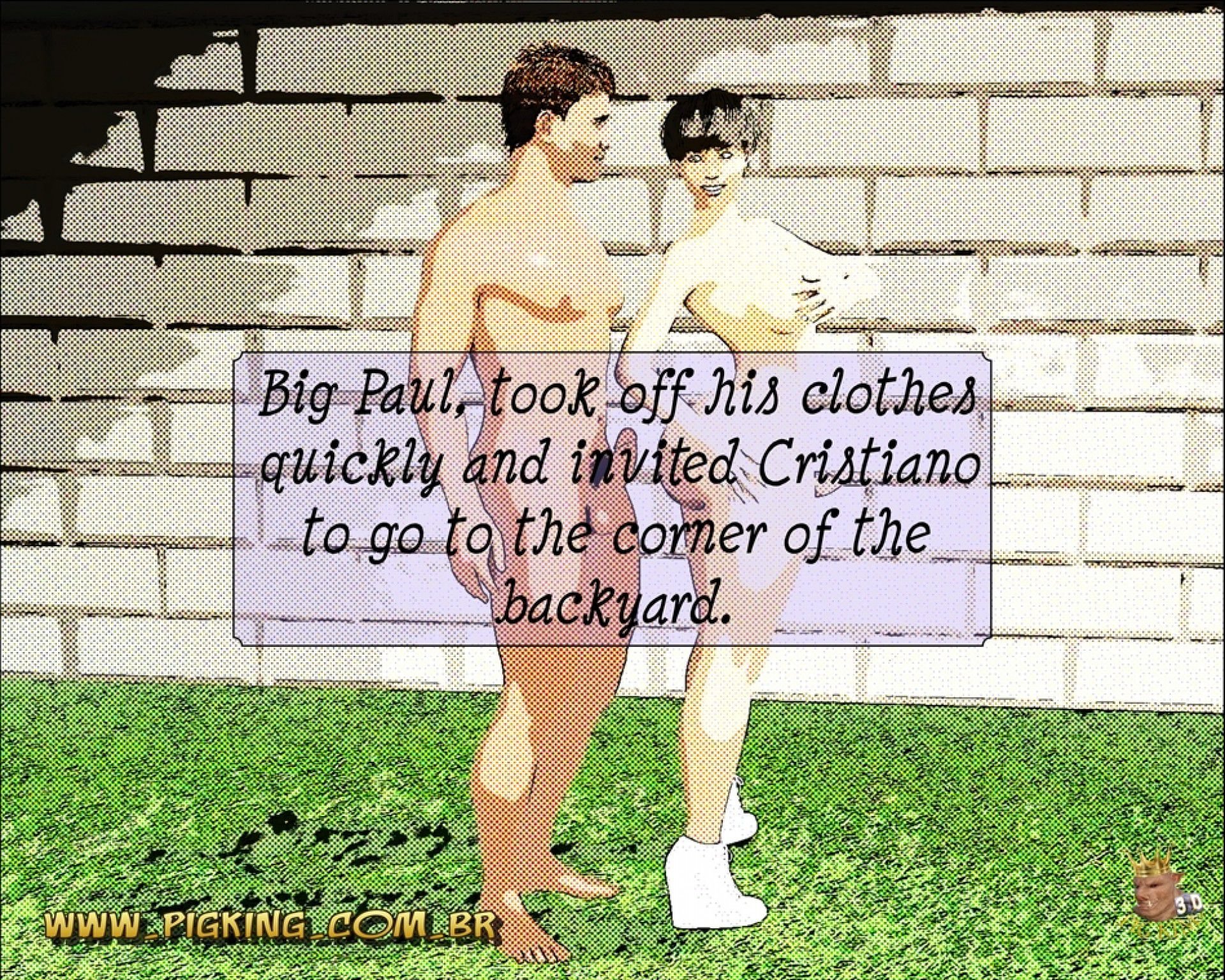 Help Me! – Cristiano, Leonard [PigKing] 2 . Help Me! - Orgy In The Backyard - Cristiano, Bob, Leonard, Big Paul - Chapter 2 [PigKing] – page 37