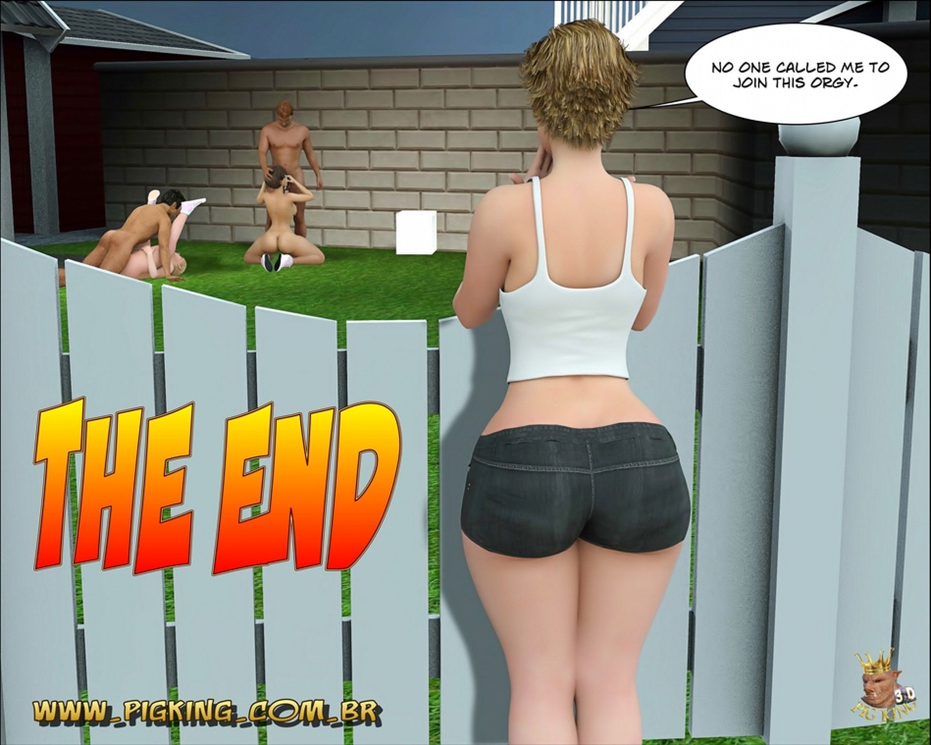 Help Me! – Cristiano, Leonard [PigKing] 2 . Help Me! - Orgy In The Backyard - Cristiano, Bob, Leonard, Big Paul - Chapter 2 [PigKing] – page 56
