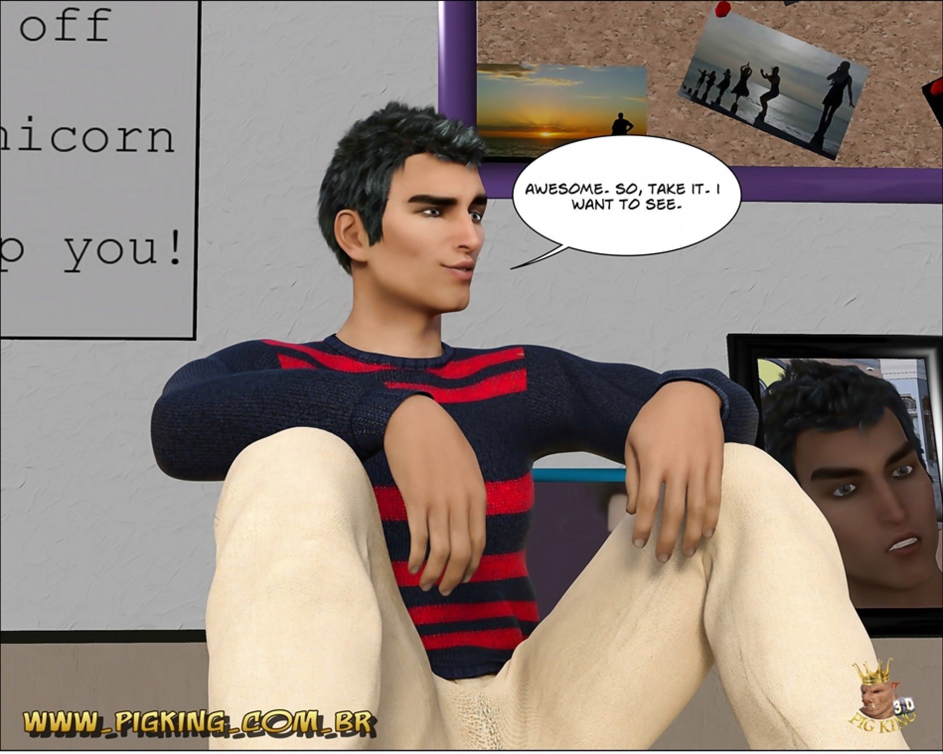 Help Me! – Cristiano, Leonard [PigKing] 2 . Help Me! - Orgy In The Backyard - Cristiano, Bob, Leonard, Big Paul - Chapter 2 [PigKing] – page 9