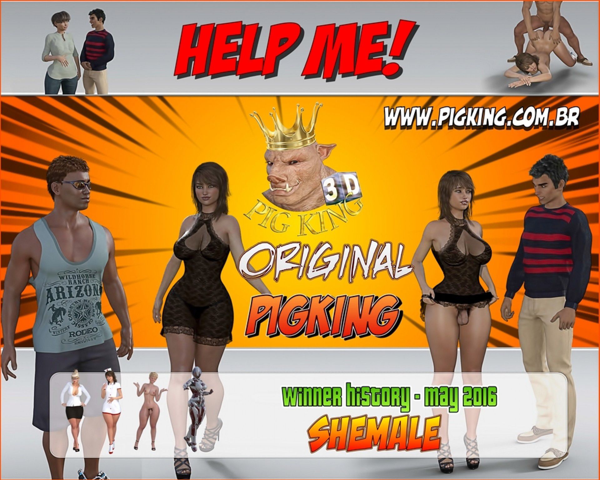 Help Me! – Cristiano, Leonard [PigKing] 1 . Help Me! - Cristiano, Bob - Chapter 1 [PigKing] – page 1