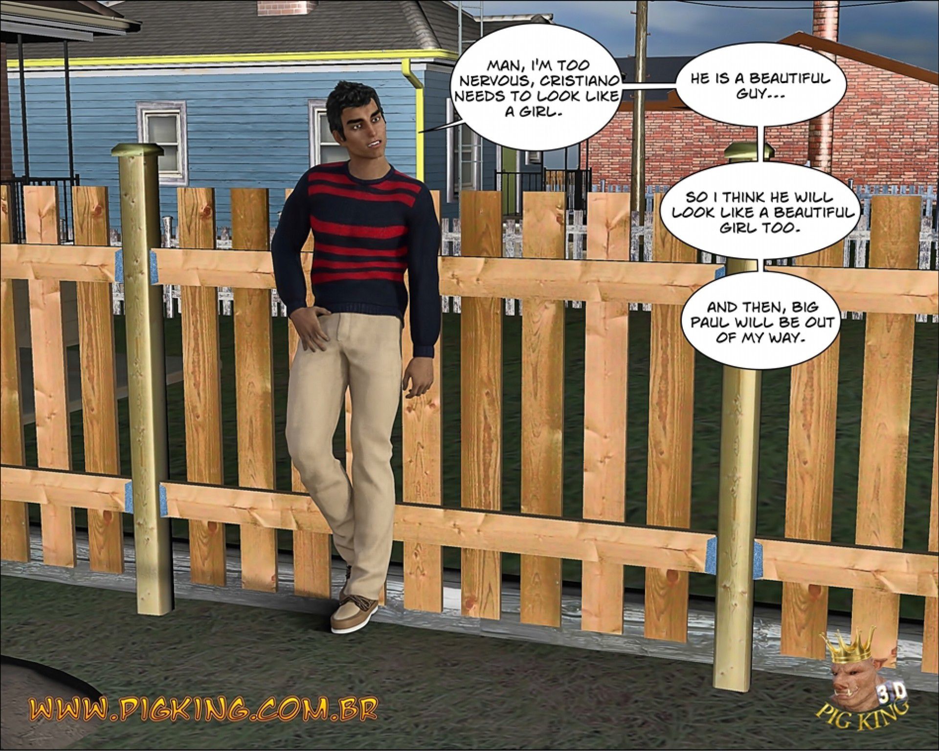 Help Me! – Cristiano, Leonard [PigKing] 1 . Help Me! - Cristiano, Bob - Chapter 1 [PigKing] – page 12
