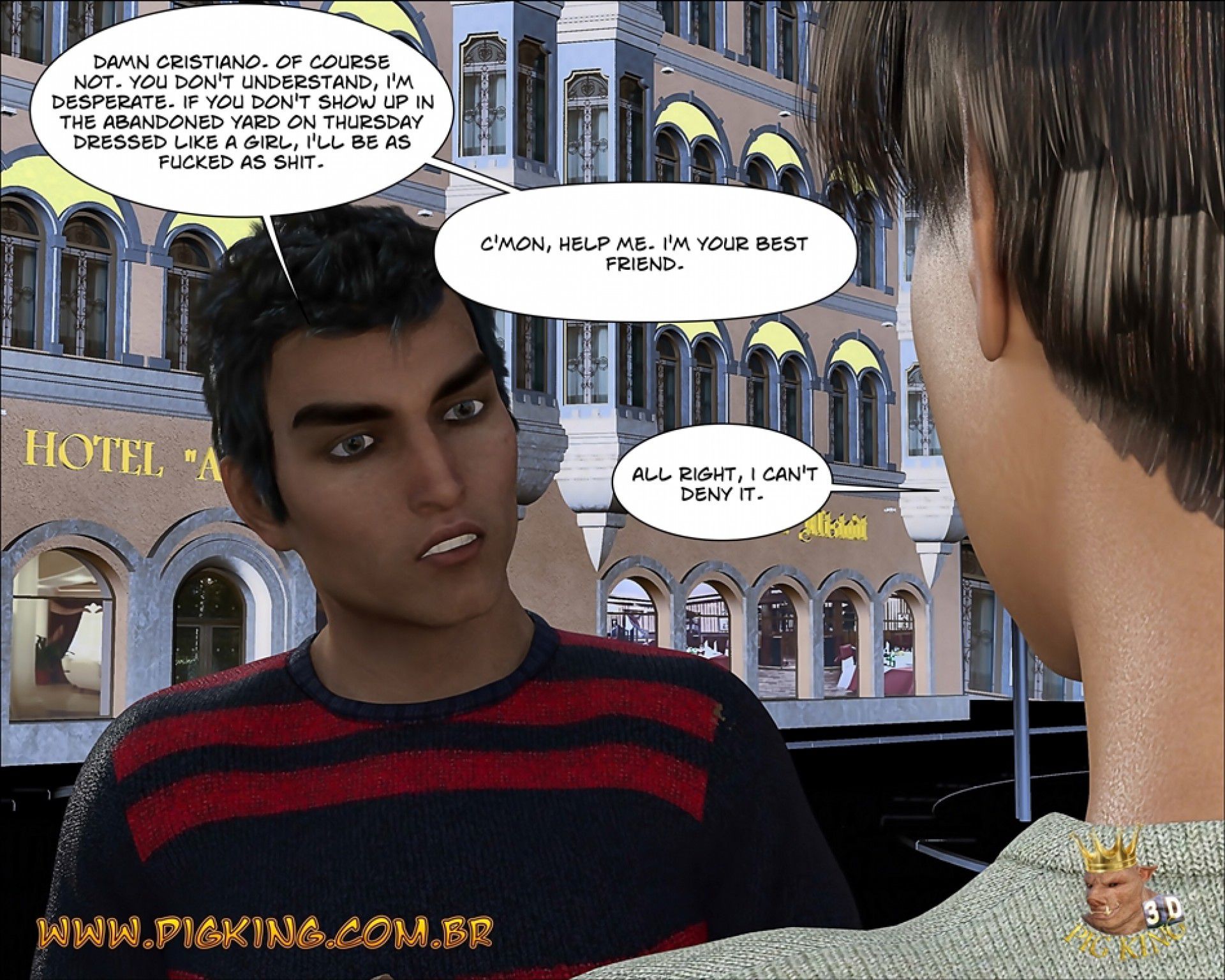 Help Me! – Cristiano, Leonard [PigKing] 1 . Help Me! - Cristiano, Bob - Chapter 1 [PigKing] – page 7