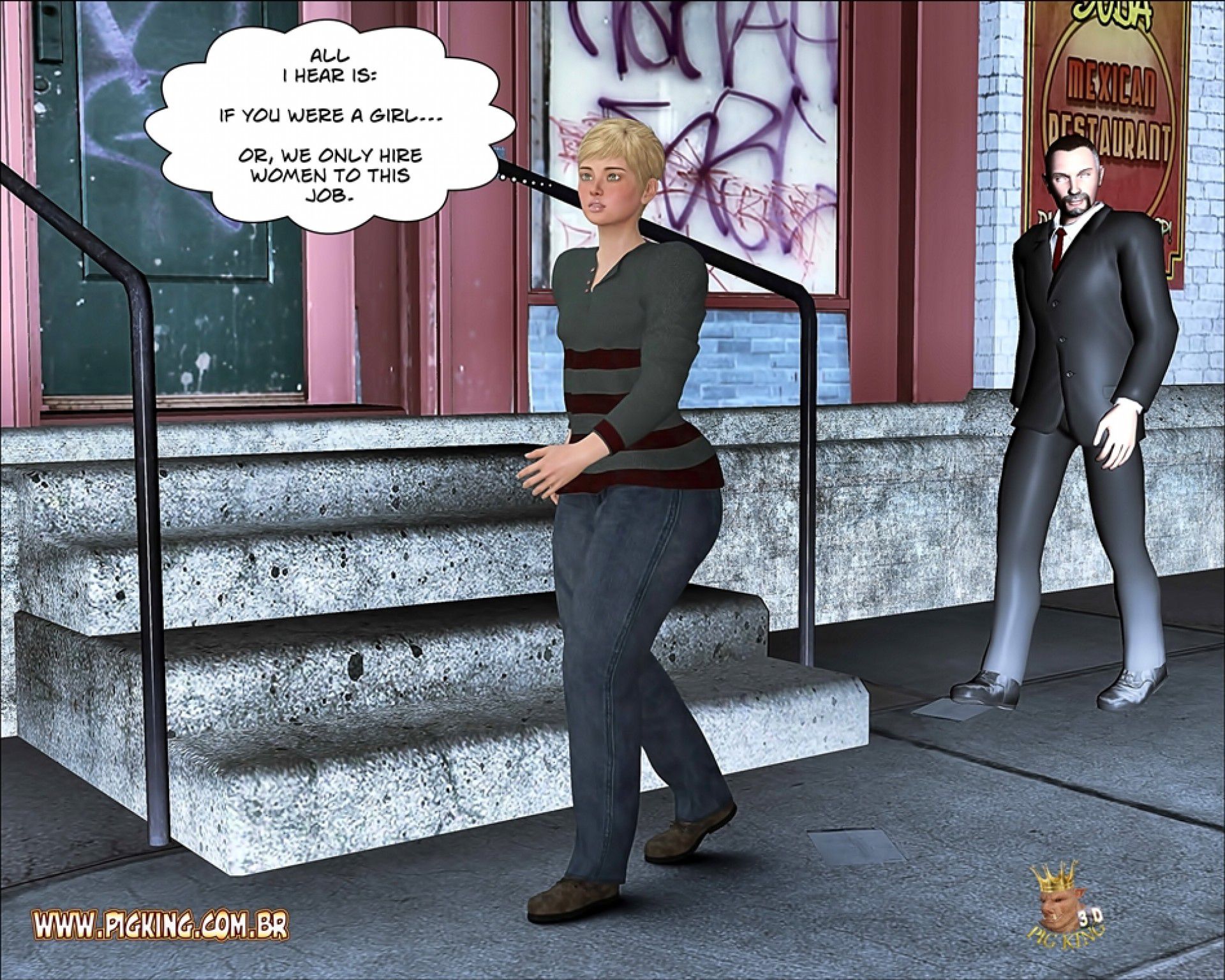 No Vacancies! – Leonard [PigKing] 1 . No Vacancies! - Leonard, Oto - Chapter 1 [PigKing] – page 3
