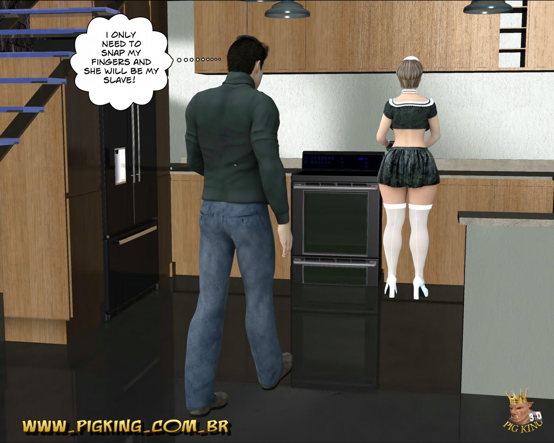 The Maid – Melani [PigKing] 1 . The Maid - Melani, Eric - Chapter 1 [PigKing] – page 16