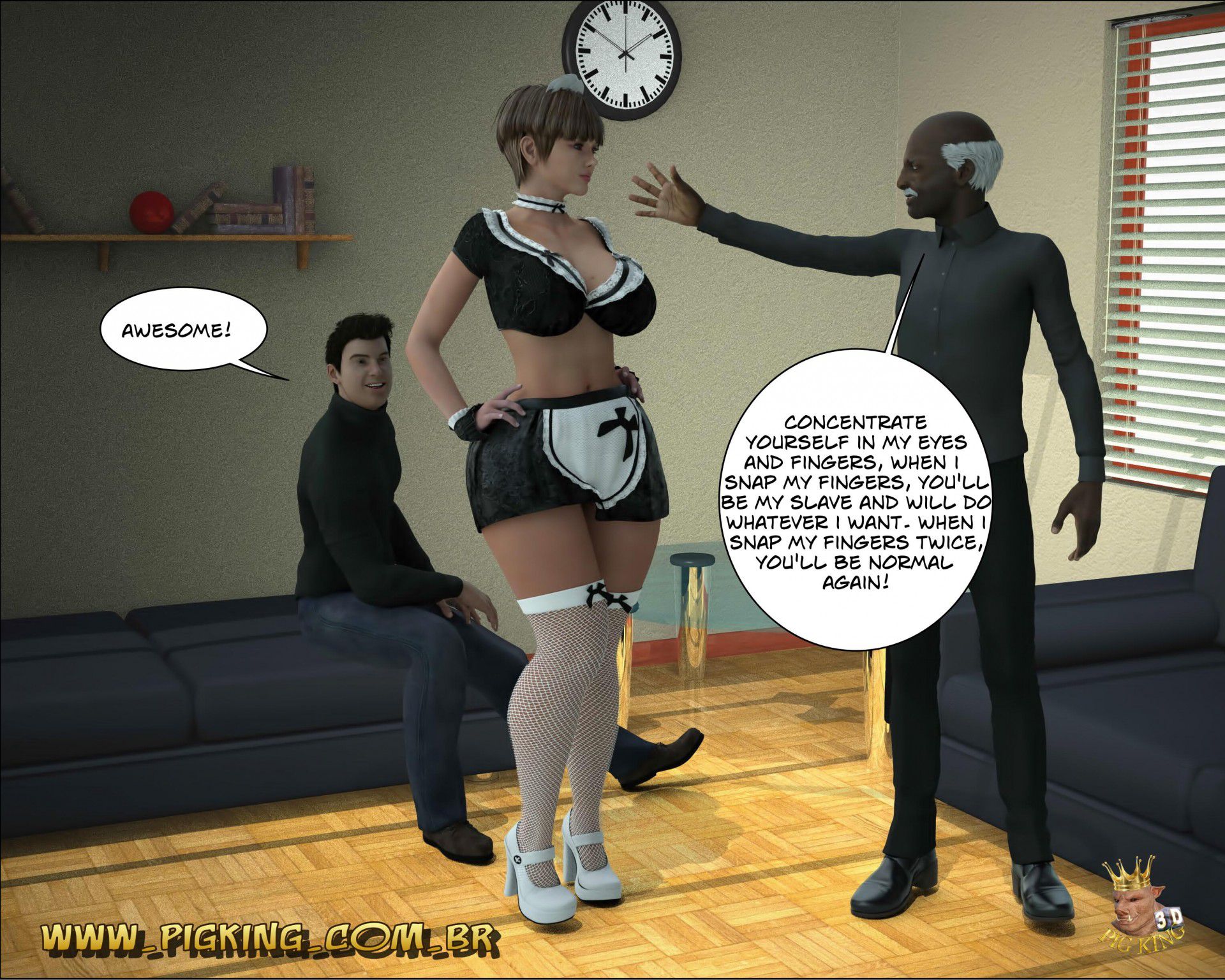 The Maid – Melani [PigKing] 1 . The Maid - Melani, Eric - Chapter 1 [PigKing] – page 9