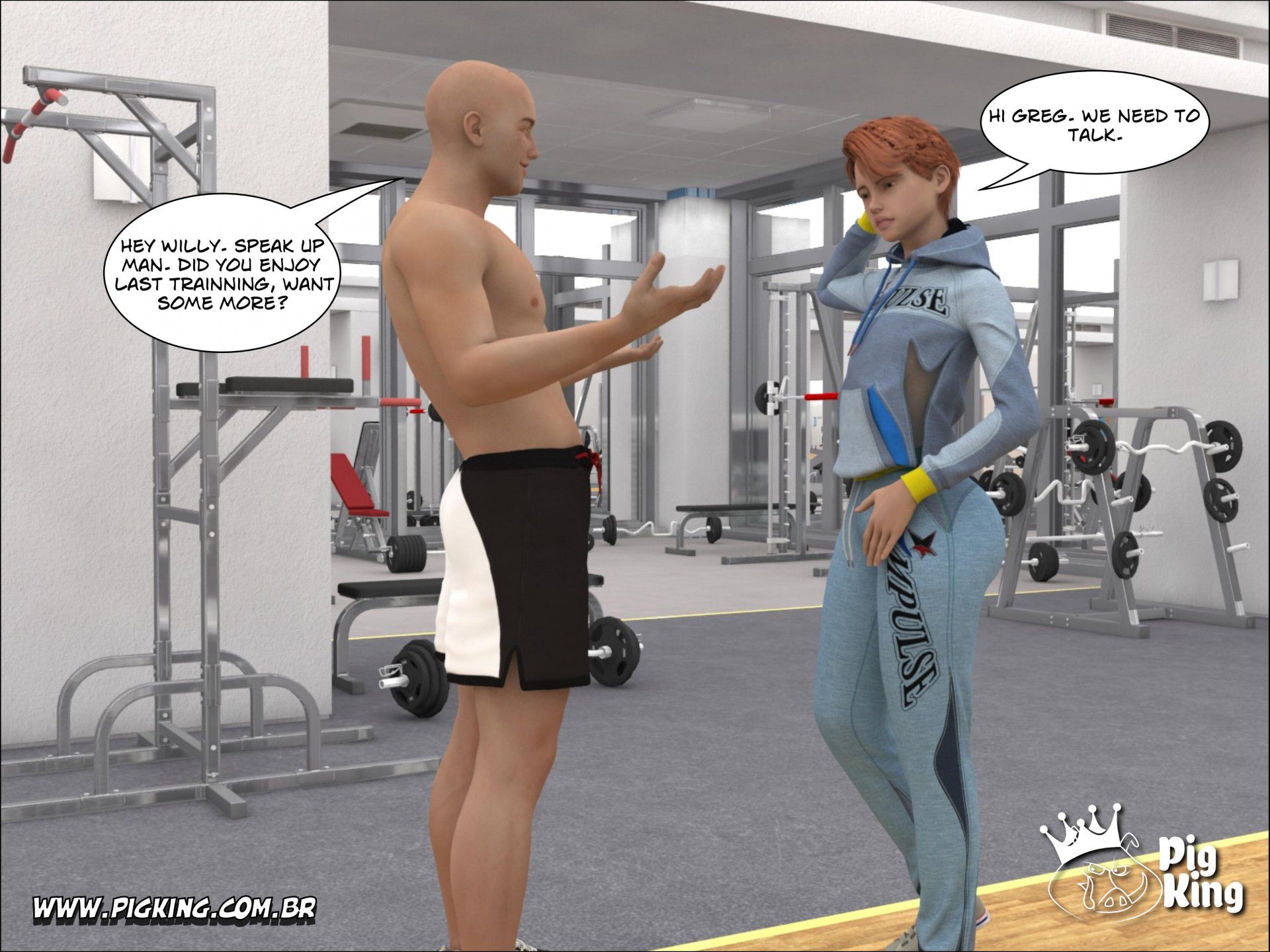 Extreme Personal – Nininho, Chaiene , Willy [PigKing] 3 . Extreme Personal - Willy, Greg - Chapter 3 [PigKing] – page 3