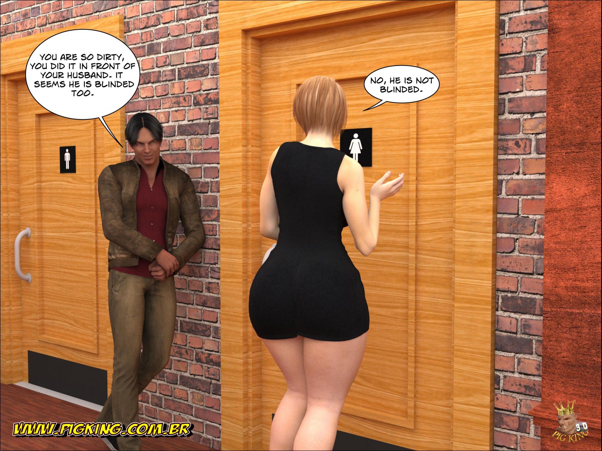 PigKing’s Bar – Helena, Julian, Leonard [PigKing] 1 . PigKing's Bar - Helena - Chapter 1 [PigKing] – page 14
