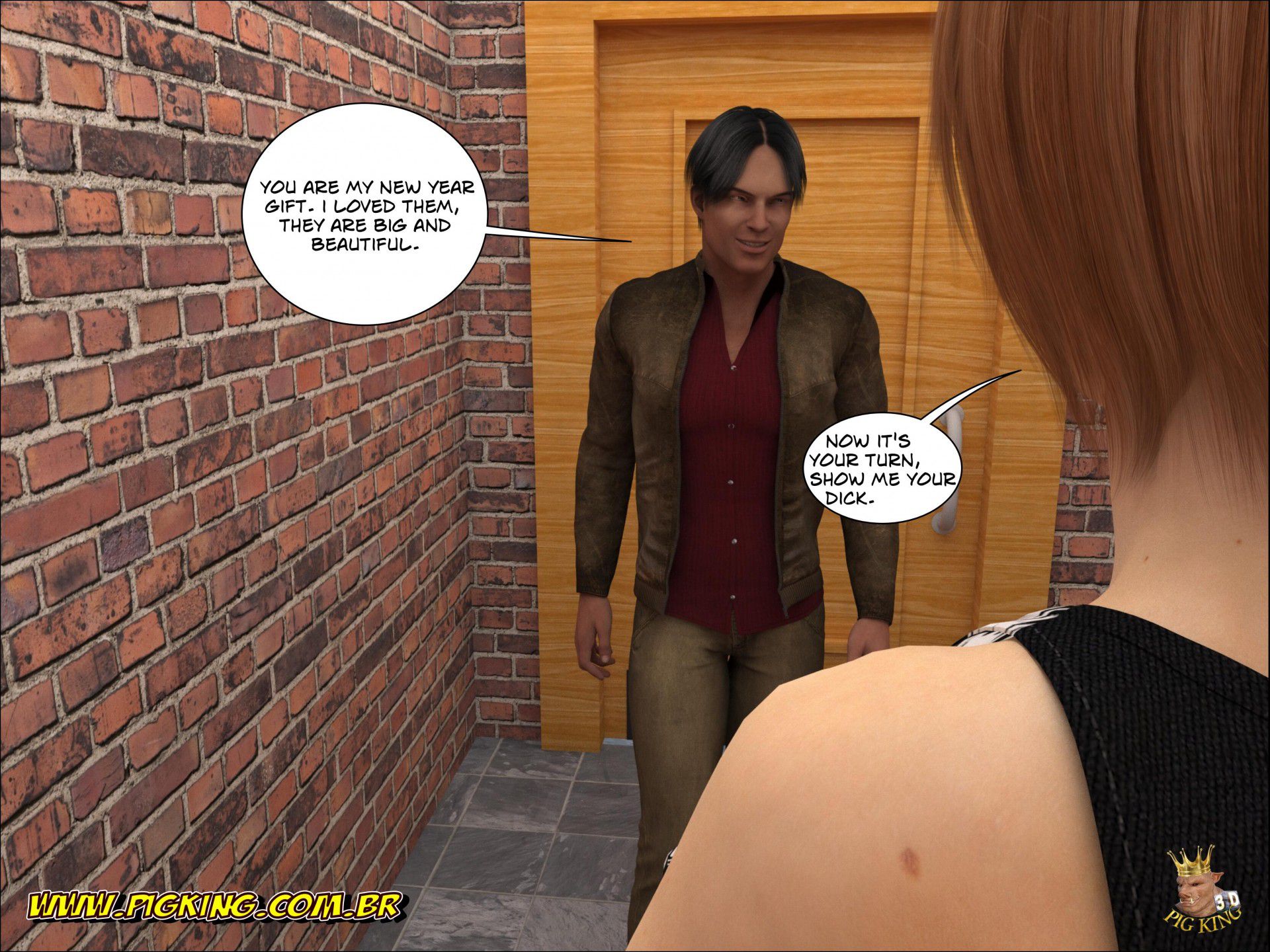 PigKing’s Bar – Helena, Julian, Leonard [PigKing] 1 . PigKing's Bar - Helena - Chapter 1 [PigKing] – page 19