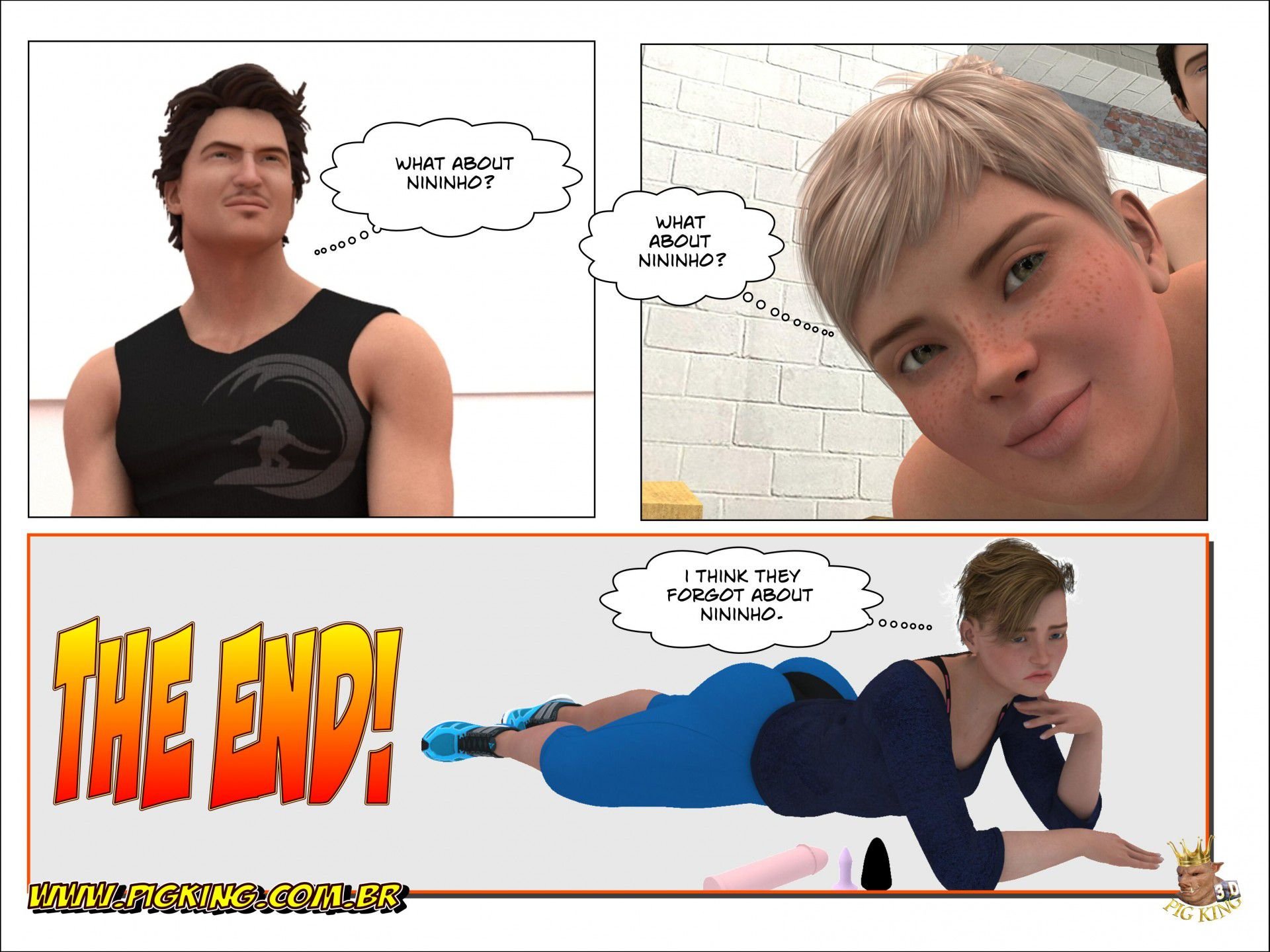 PigKing’s Bar – Helena, Julian, Leonard [PigKing] 2 . PigKing's Bar - Julian, Leonard, Rick, Eric - Chapter 2 [PigKing] – page 99