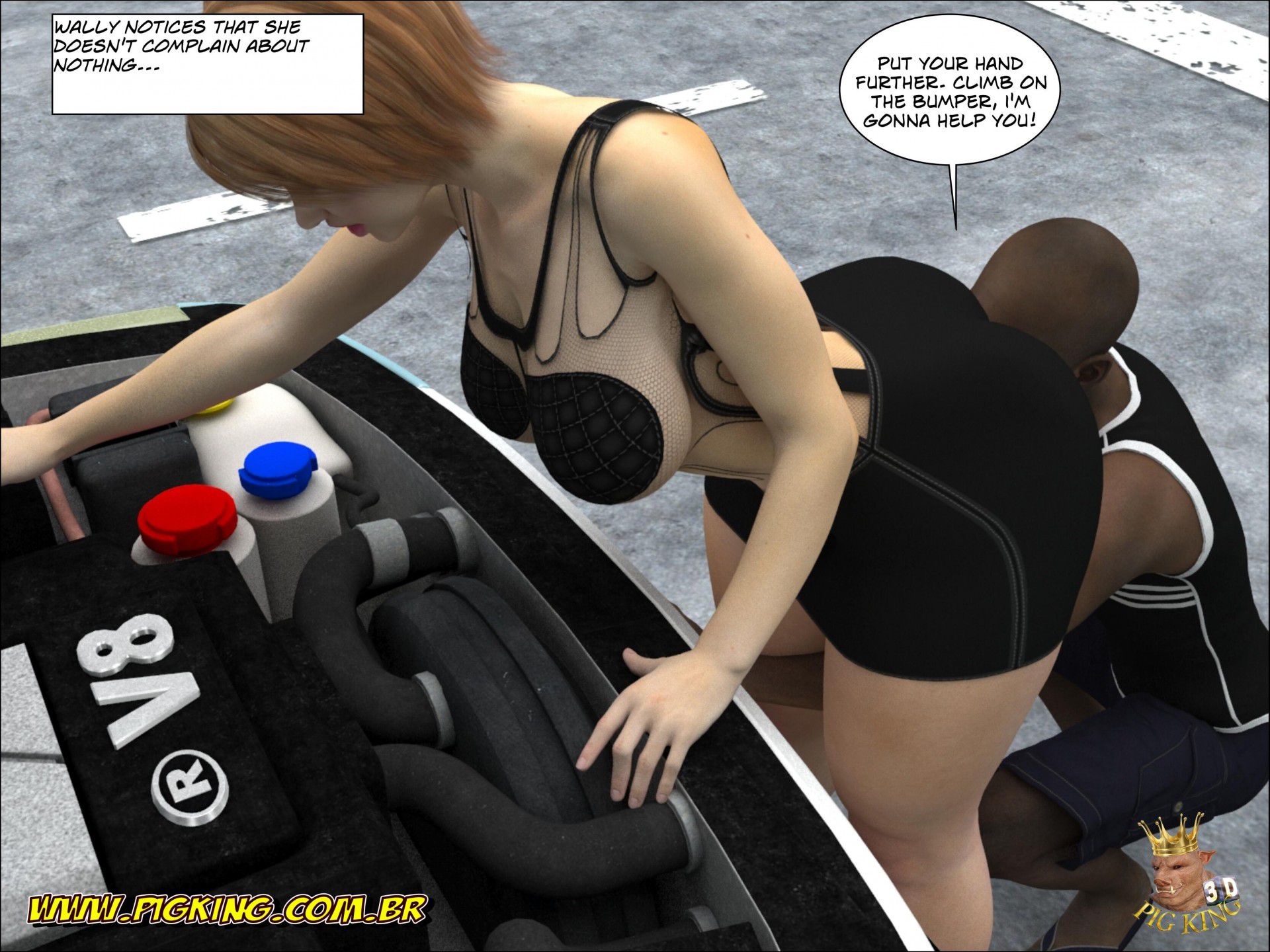 Pig’s Hole – Helena [PigKing] 1 . Pig's Hole - Helena, Wally - Chapter 1 [PigKing] – page 28