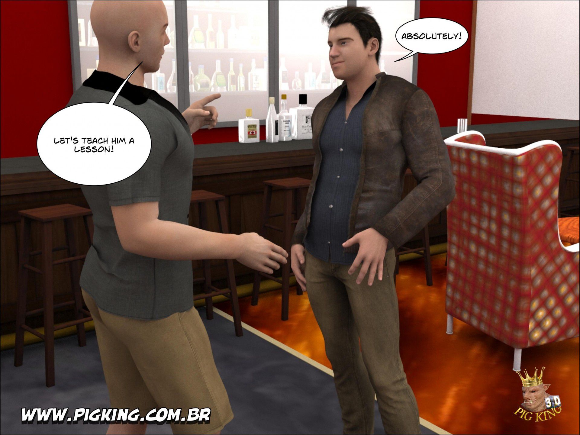 Dangerous Liaisons – Cristiano, Leonard, Nininho [PigKing] 4 . The Revenge - Cristiano, York - [PigKing] – page 3