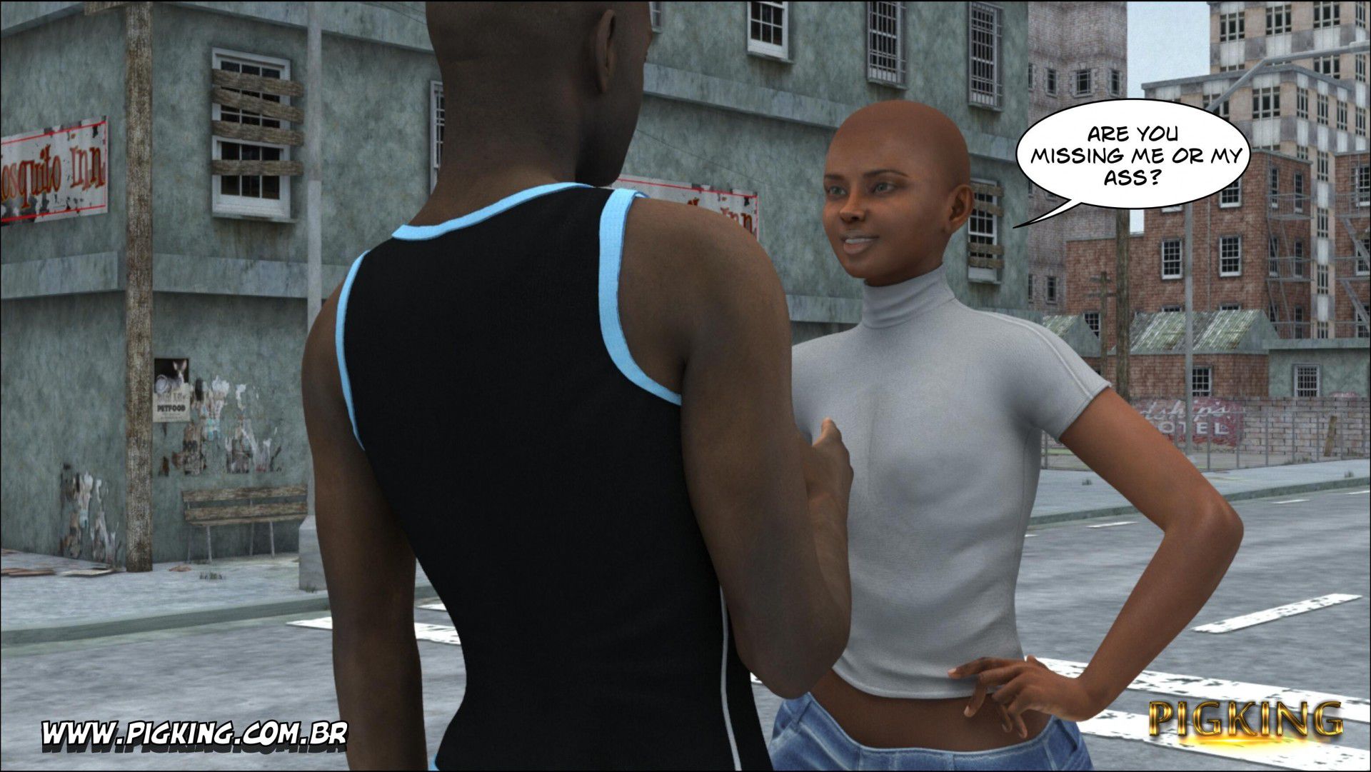 The Alley – Julian [PigKing] 1 . The Alley - Julian, Wally - Chapter 1 [PigKing] – page 3