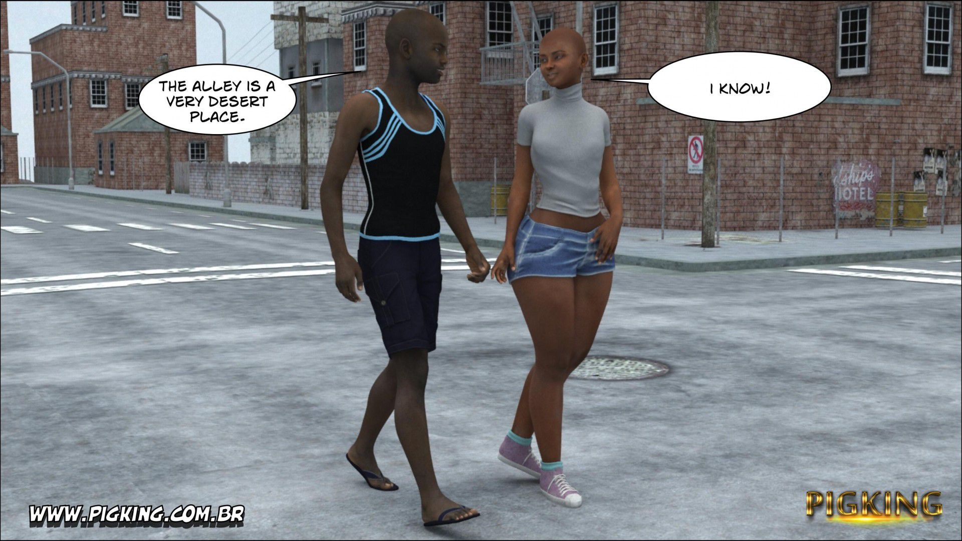 The Alley – Julian [PigKing] 1 . The Alley - Julian, Wally - Chapter 1 [PigKing] – page 5