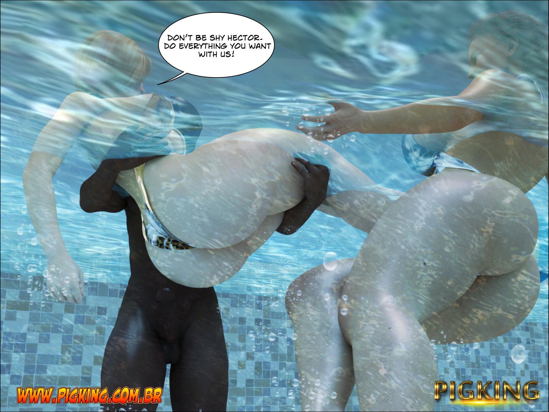 Sunbath – Helena, Katherine [PigKing] 1 . Sunbath - Helena, Katherine, Hector - Chapter 1 [PigKing] – page 26