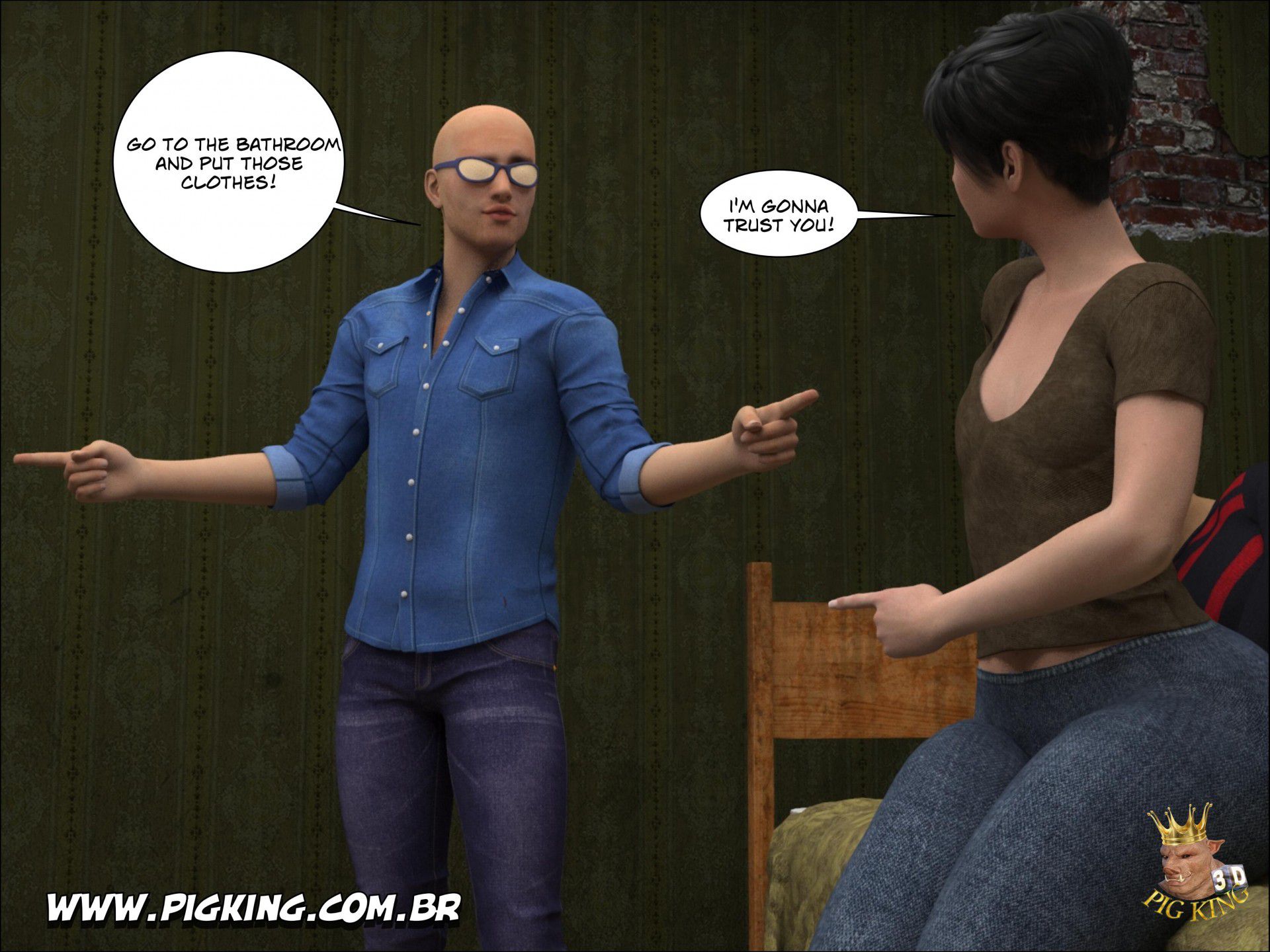 Top Model – Vick, Cristiano [PigKing] 3 . Top Model - Oh Shit! - Vick, Blake, Bob - Chapter 3 [PigKing] – page 18