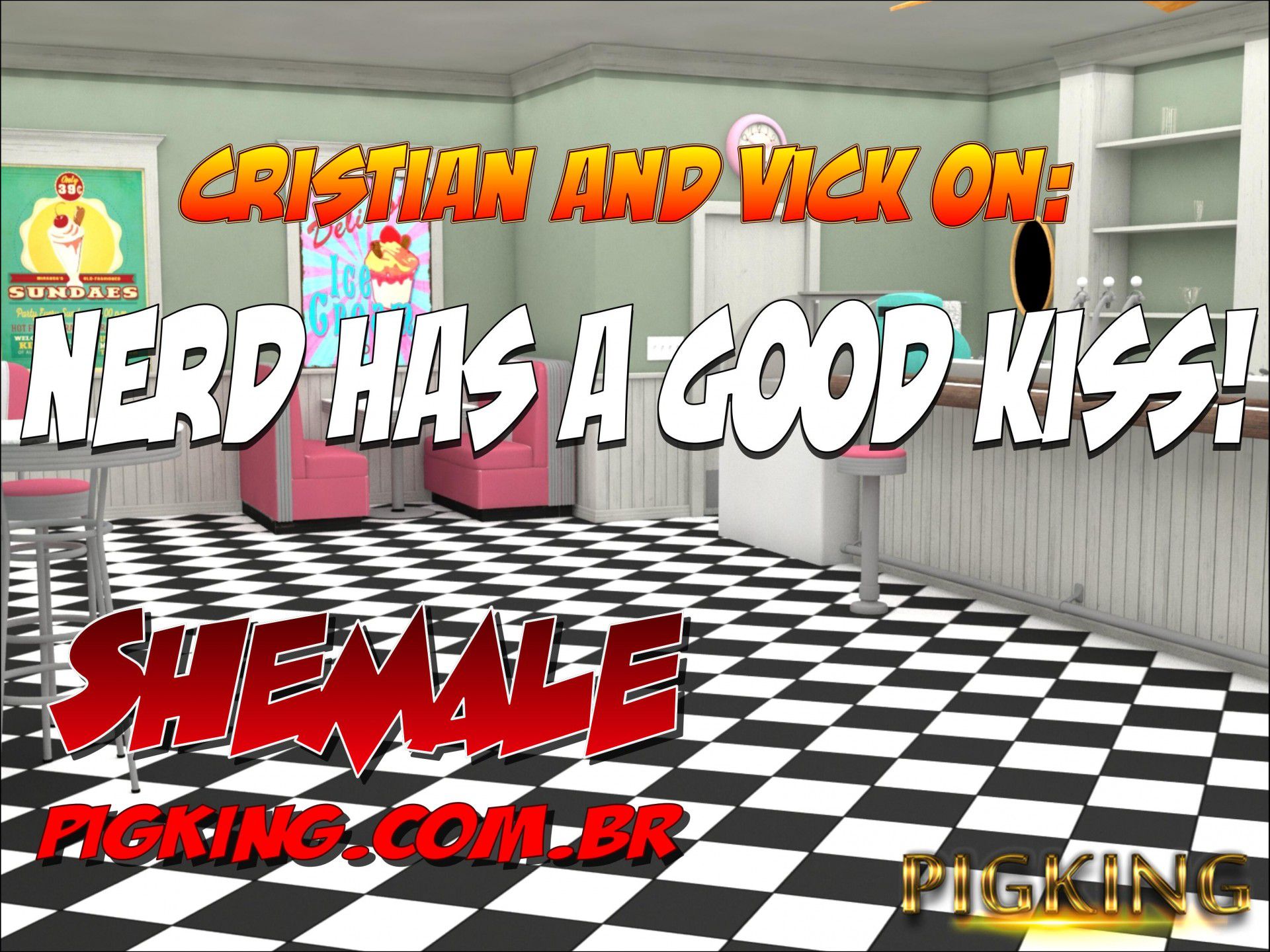 Top Model – Vick, Cristiano [PigKing] 5 . Cristian and Vick on Nerd Has a Good Kiss! - Vick, Cristiano - Chapter 1 [PigKing] – page 1