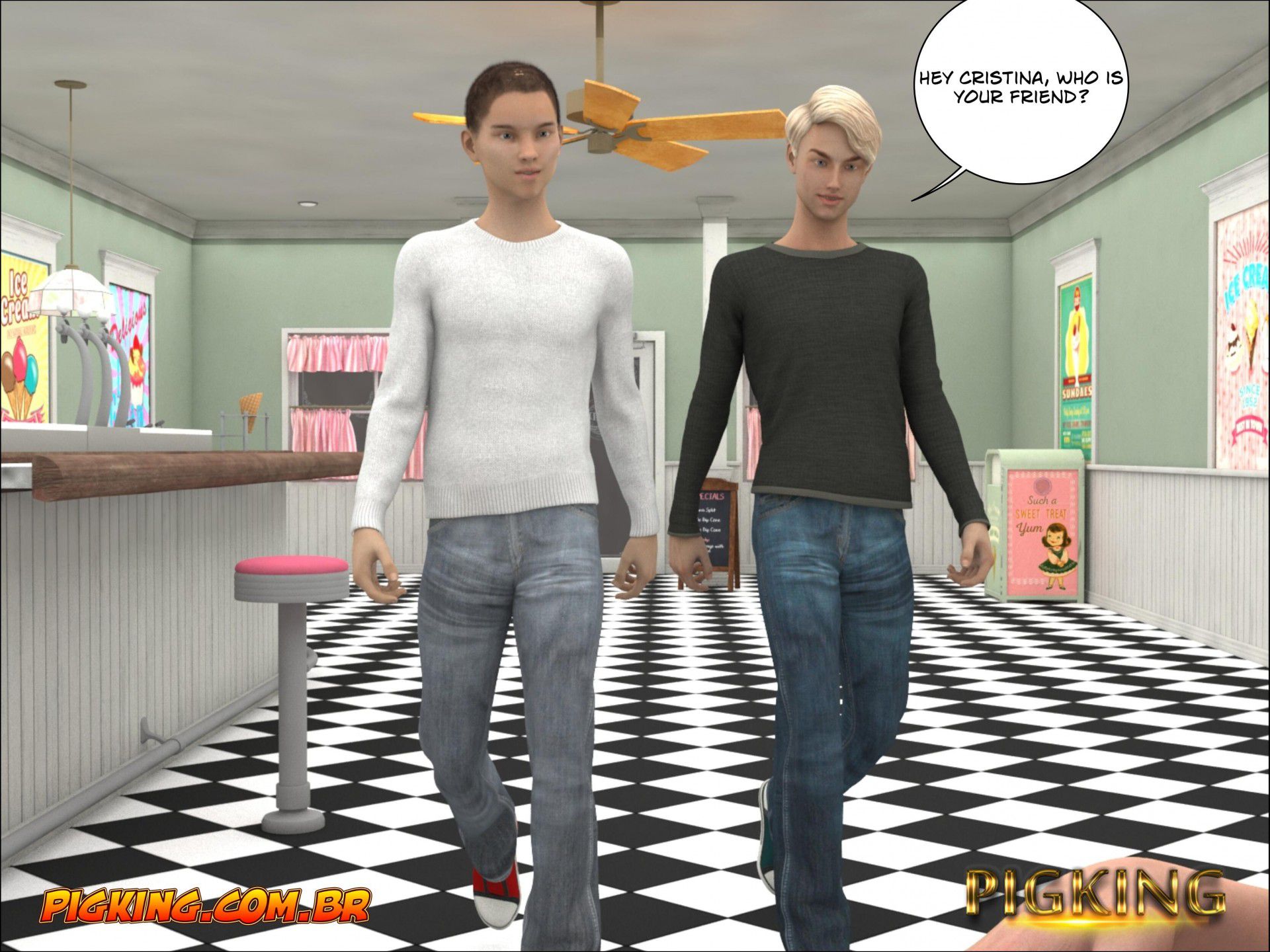 Top Model – Vick, Cristiano [PigKing] 5 . Cristian and Vick on Nerd Has a Good Kiss! - Vick, Cristiano - Chapter 1 [PigKing] – page 18
