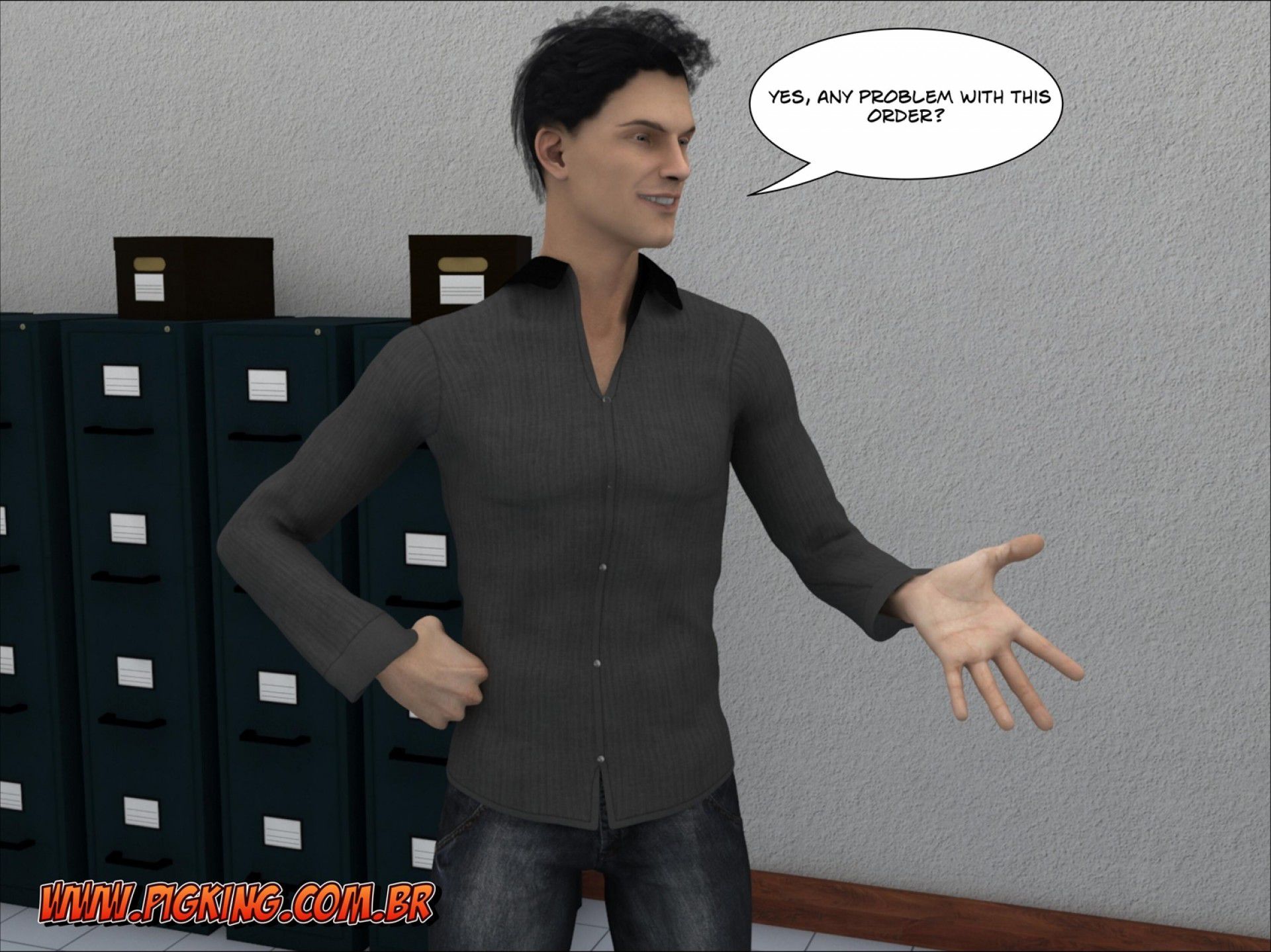 Employee Of The Month – Julian, Nininho [PigKing] 1 . Employee Of The Month - Julian, Nininho, Carlos - Chapter 1 [PigKing] – page 17