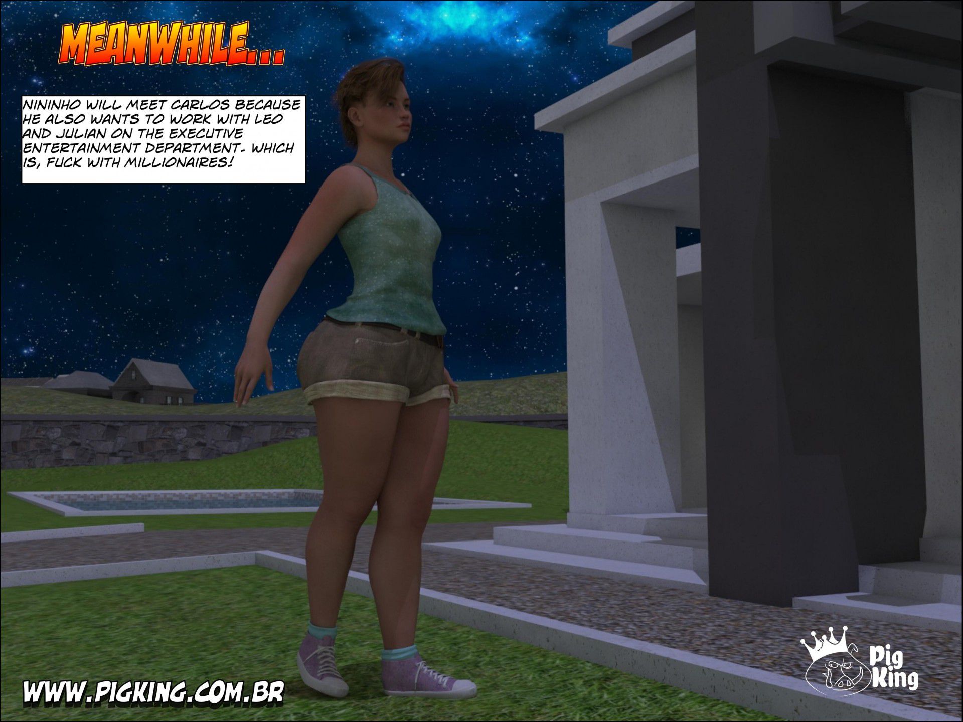 Delivery – Nininho [PigKing] 1 . Delivery - Nininho, Carlos, Hans - Chapter 1 [PigKing] – page 1