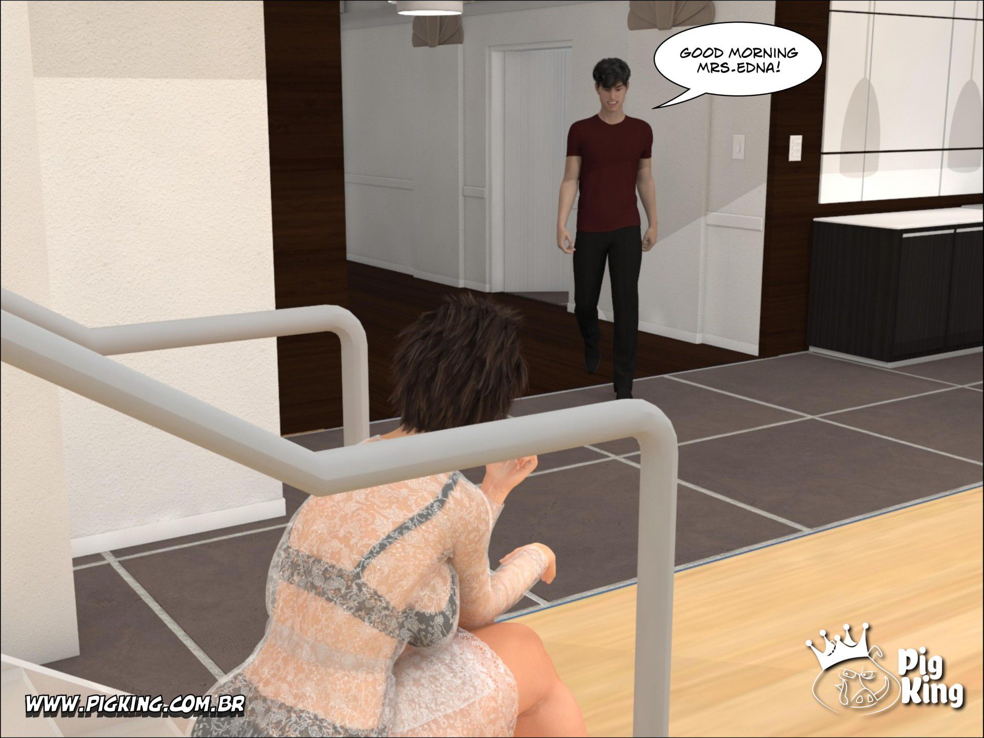 A Great Day – Edna [PigKing] 1 . A Great Day - Edna, Ian - Chapter 1 [PigKing] – page 9