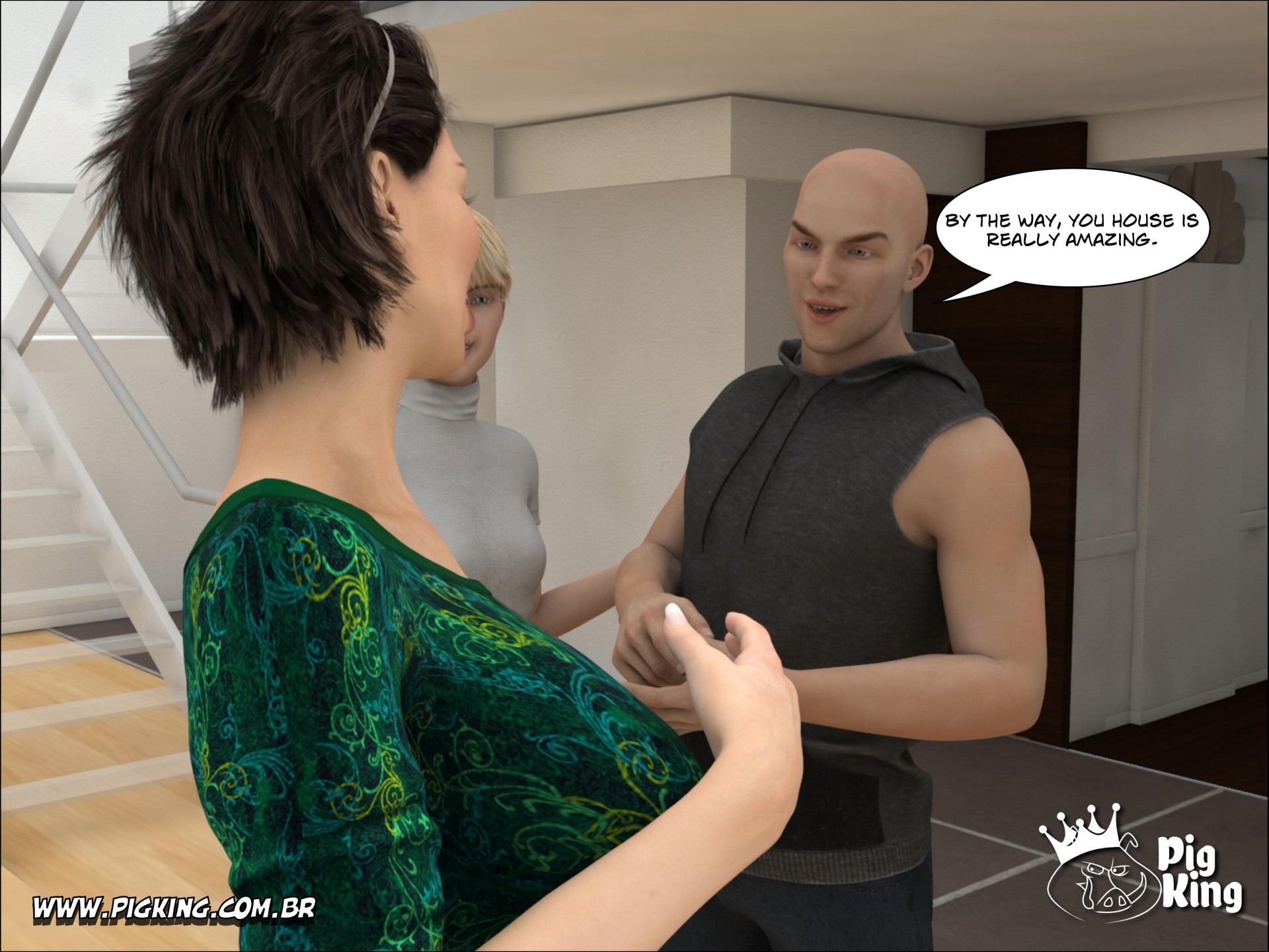 2 To 1 – Edna, Willy [PigKing] 1 . 2 To 1 - Edna, Willy - Chapter 1 [PigKing] – page 10