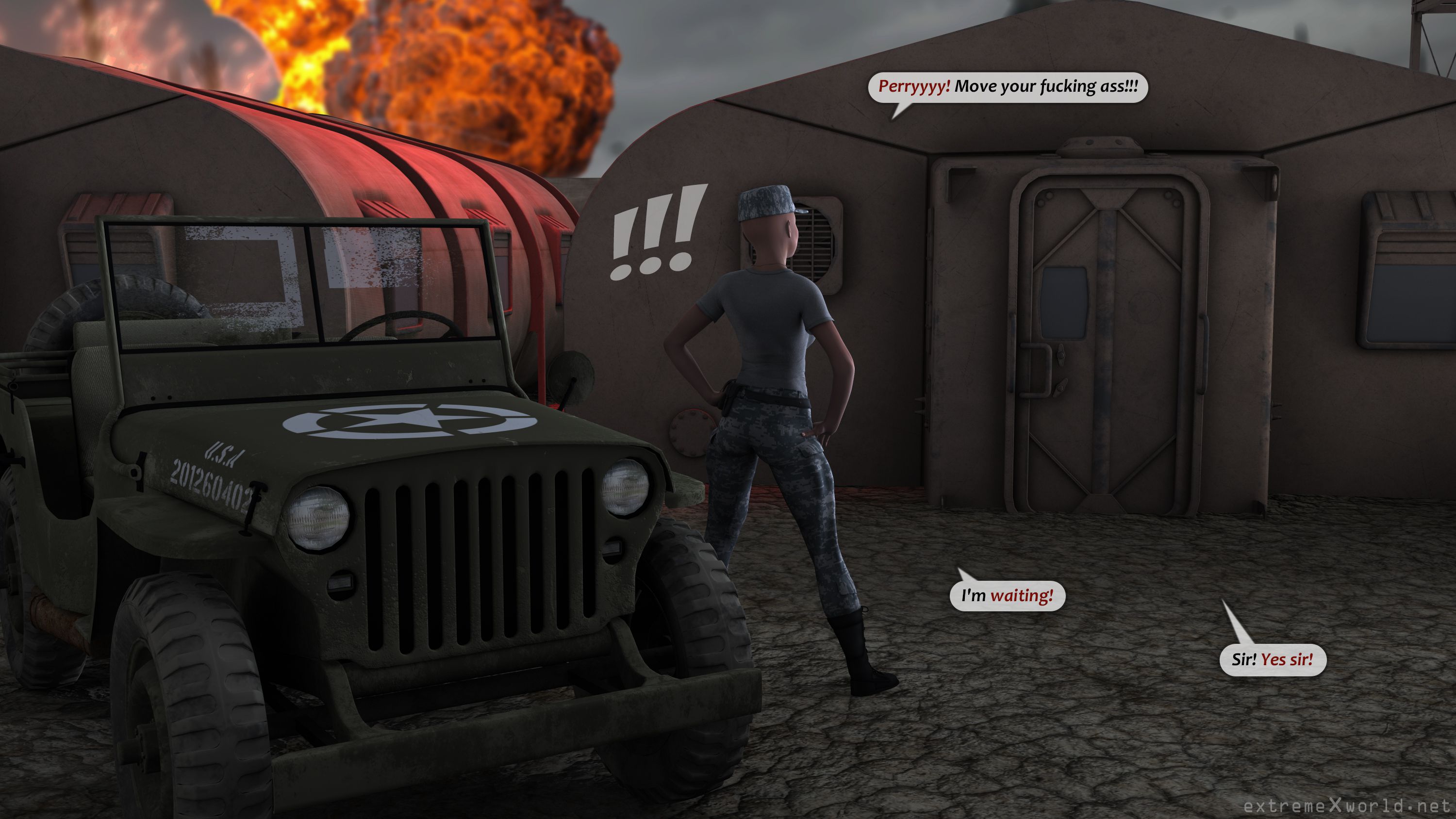 Military Slut [ExtremeXWorld] 2 . Military Slut - Chapter 2 [ExtremeXWorld] – page 5