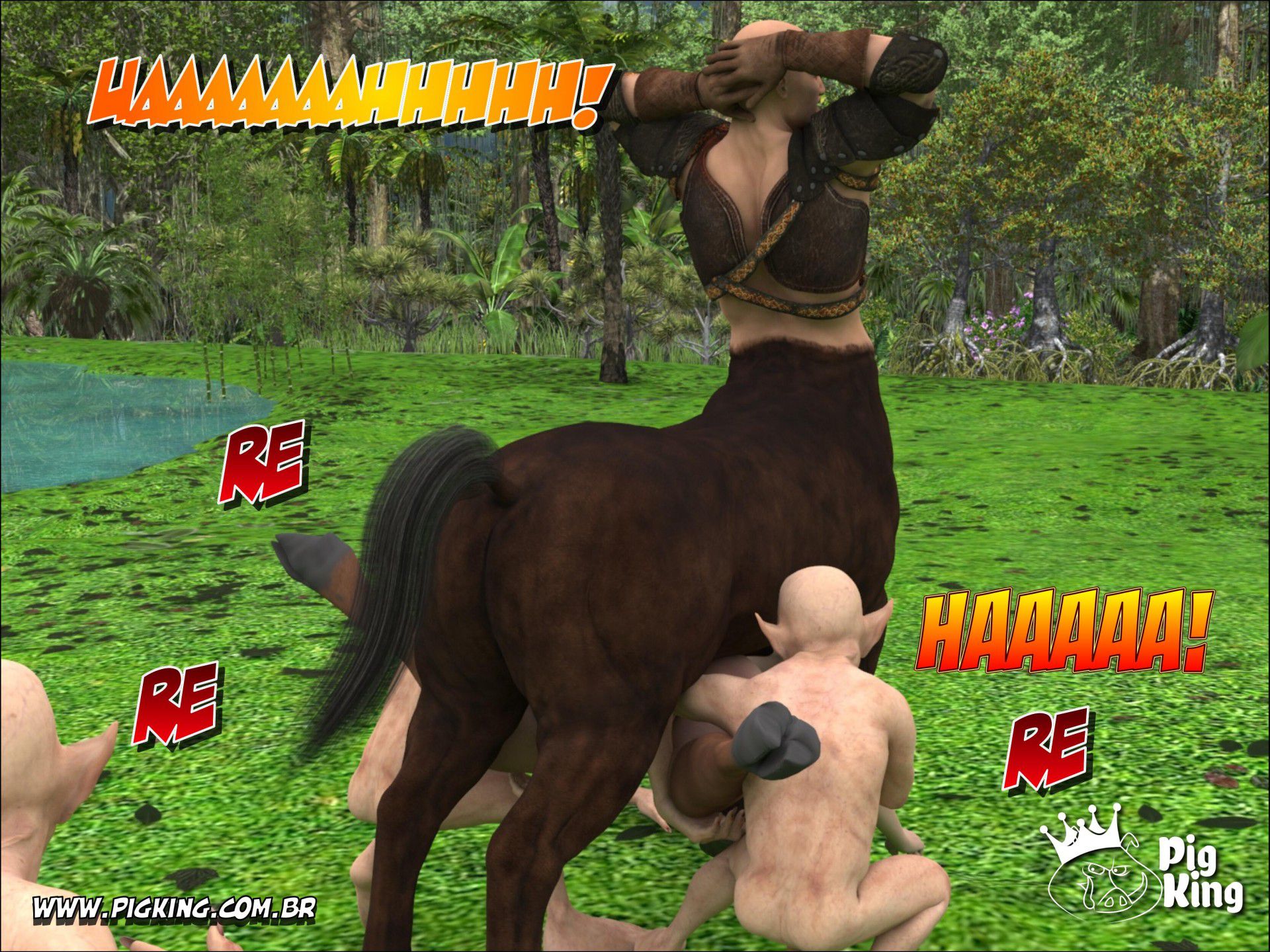 Enchanted World [PigKing] 1 . Enchanted World - Centaur on Shemale - Chapter 1 [PigKing] – page 27