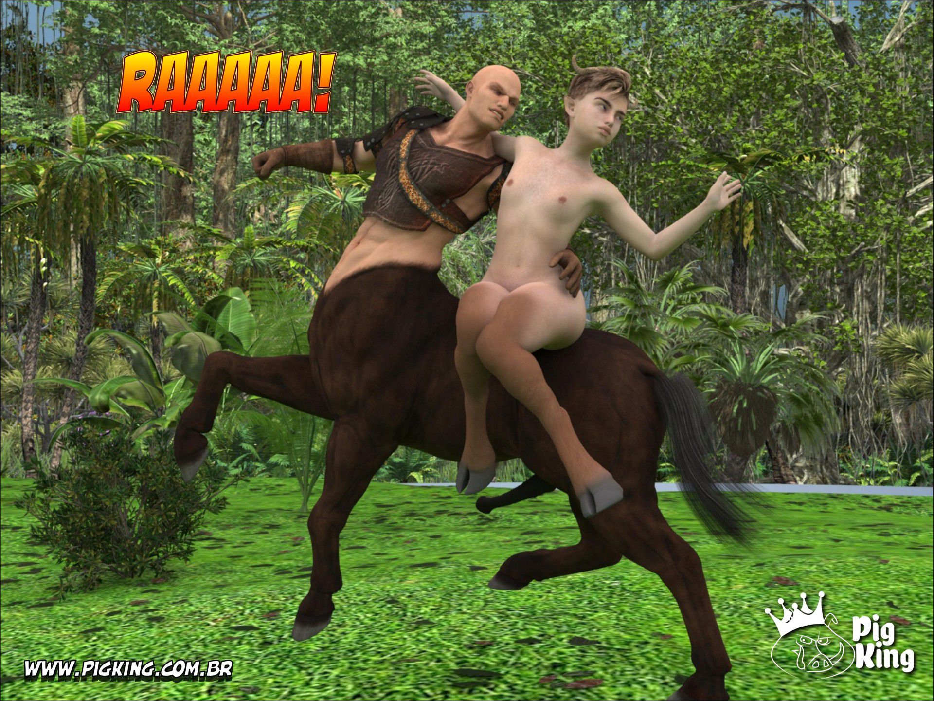 Enchanted World [PigKing] 1 . Enchanted World - Centaur on Shemale - Chapter 1 [PigKing] – page 37