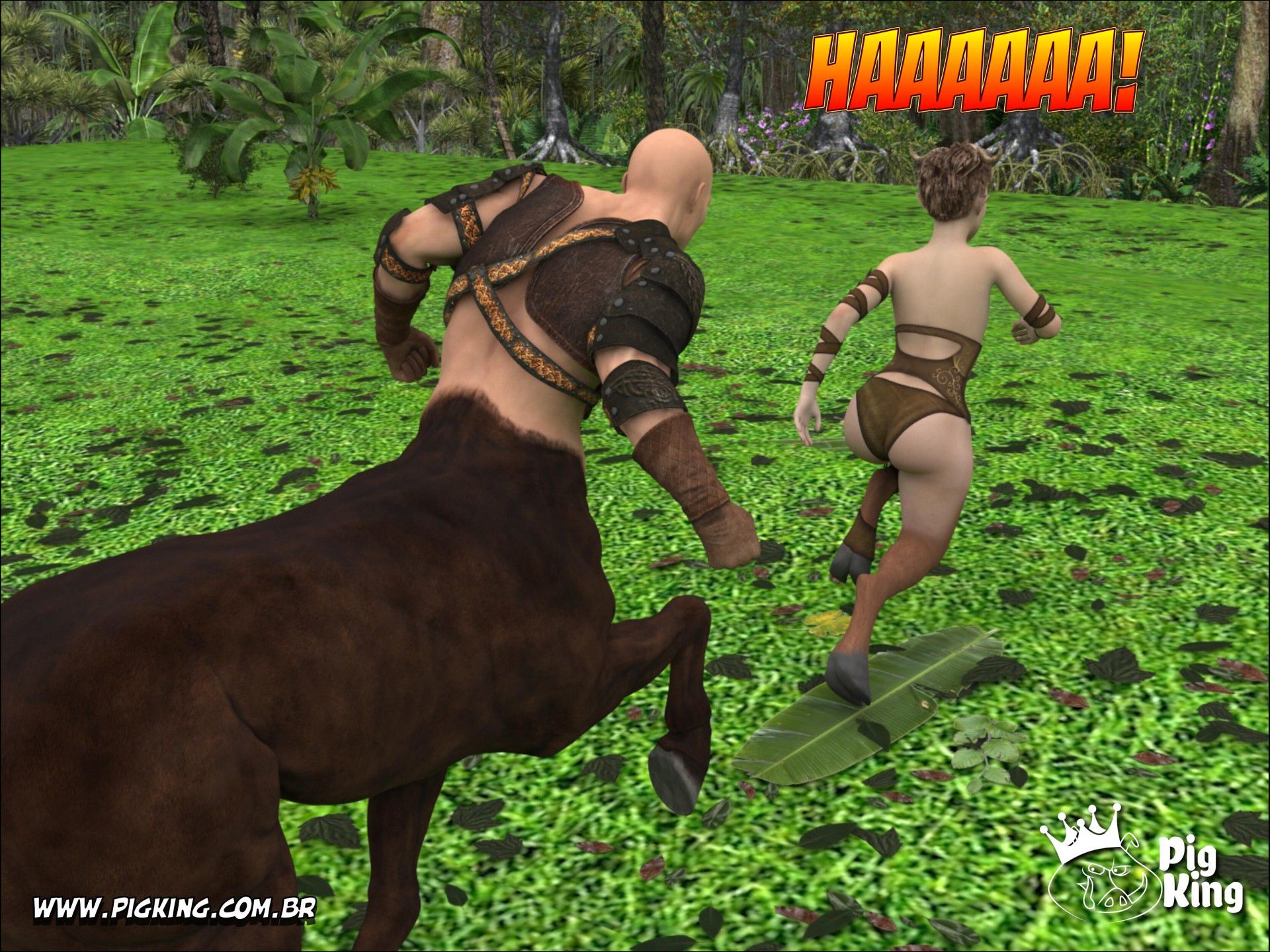 Enchanted World [PigKing] 1 . Enchanted World - Centaur on Shemale - Chapter 1 [PigKing] – page 7