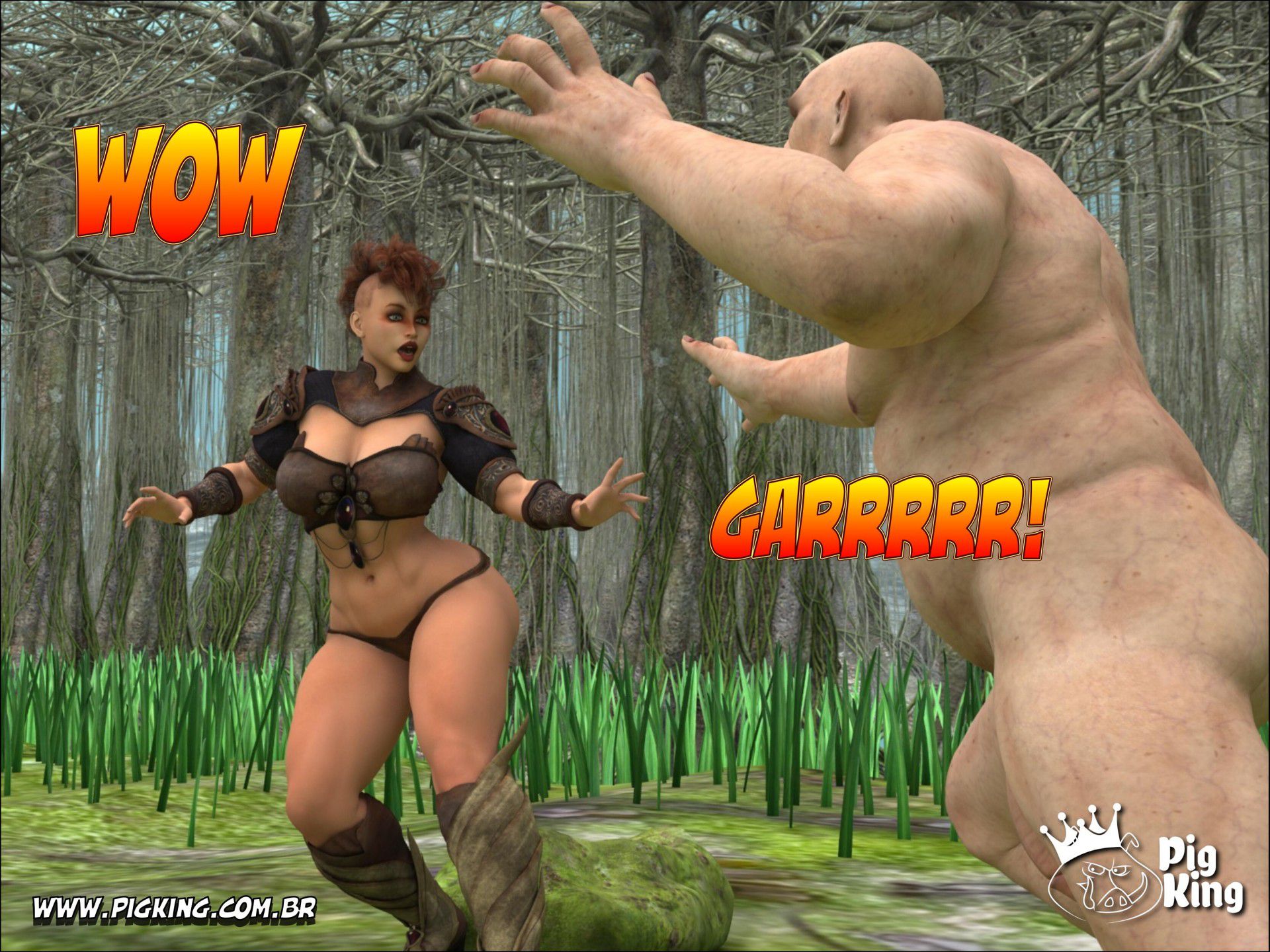 Enchanted World [PigKing] 2 . Enchanted World - Monster on Woman - Chapter 2 [PigKing] – page 15
