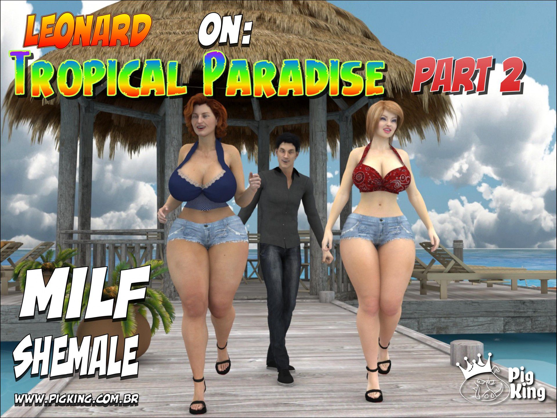 Tropical Paradise – Leonard, Helena, Katherine, Nininho [PigKing] 2 . Tropical Paradise - Leonard, Helena, Carlos, Augusto - Chapter 2 [PigKing] – page 1