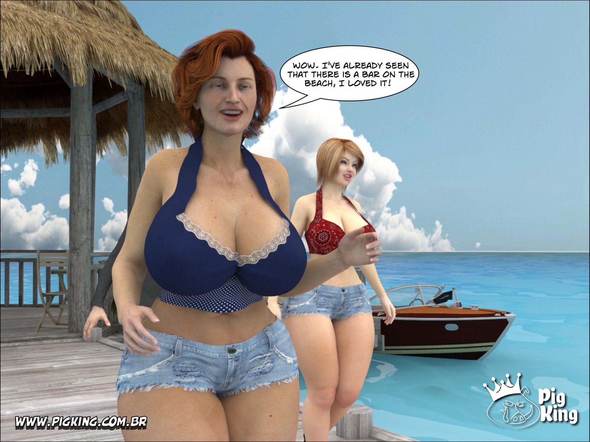 Tropical Paradise – Leonard, Helena, Katherine, Nininho [PigKing] 2 . Tropical Paradise - Leonard, Helena, Carlos, Augusto - Chapter 2 [PigKing] – page 10