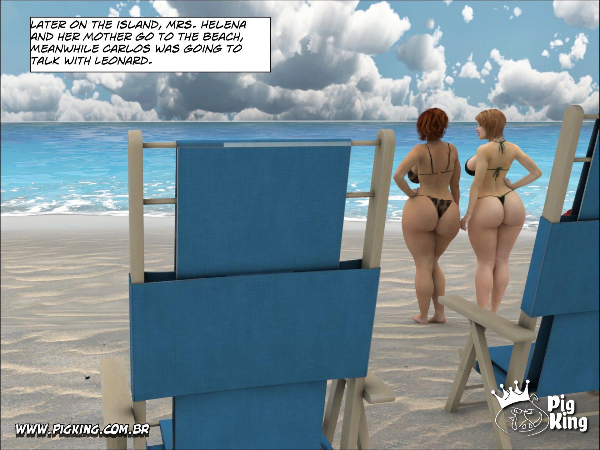 Tropical Paradise – Leonard, Helena, Katherine, Nininho [PigKing] 2 . Tropical Paradise - Leonard, Helena, Carlos, Augusto - Chapter 2 [PigKing] – page 13