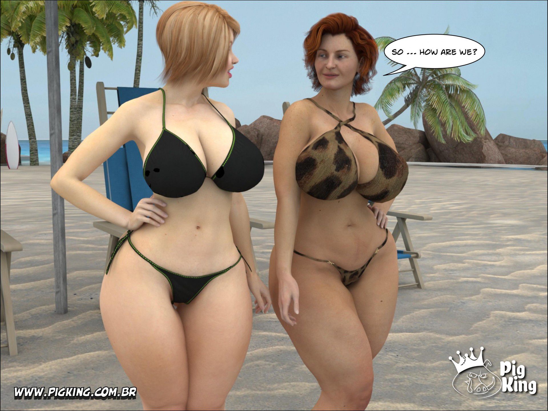 Tropical Paradise – Leonard, Helena, Katherine, Nininho [PigKing] 2 . Tropical Paradise - Leonard, Helena, Carlos, Augusto - Chapter 2 [PigKing] – page 14