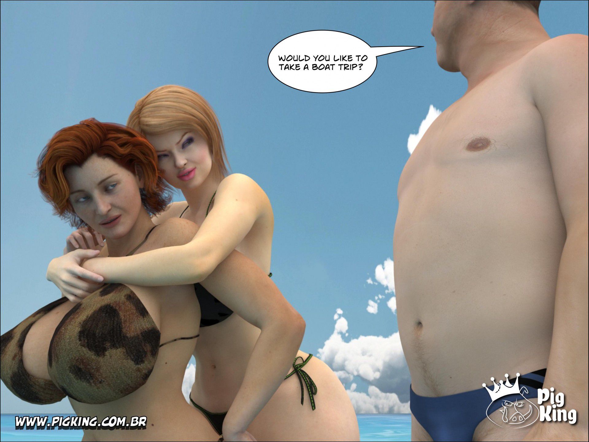 Tropical Paradise – Leonard, Helena, Katherine, Nininho [PigKing] 2 . Tropical Paradise - Leonard, Helena, Carlos, Augusto - Chapter 2 [PigKing] – page 29