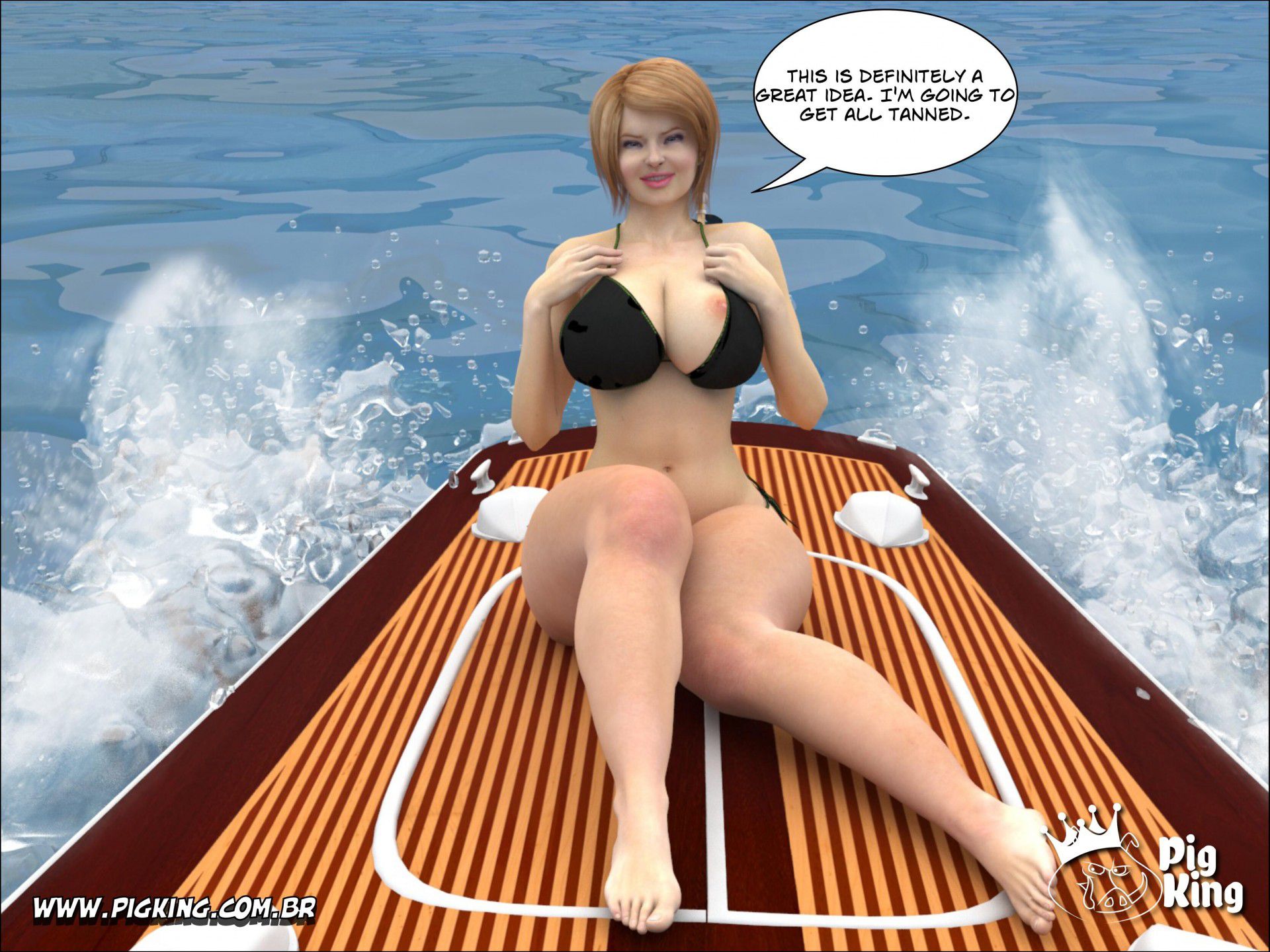 Tropical Paradise – Leonard, Helena, Katherine, Nininho [PigKing] 2 . Tropical Paradise - Leonard, Helena, Carlos, Augusto - Chapter 2 [PigKing] – page 34