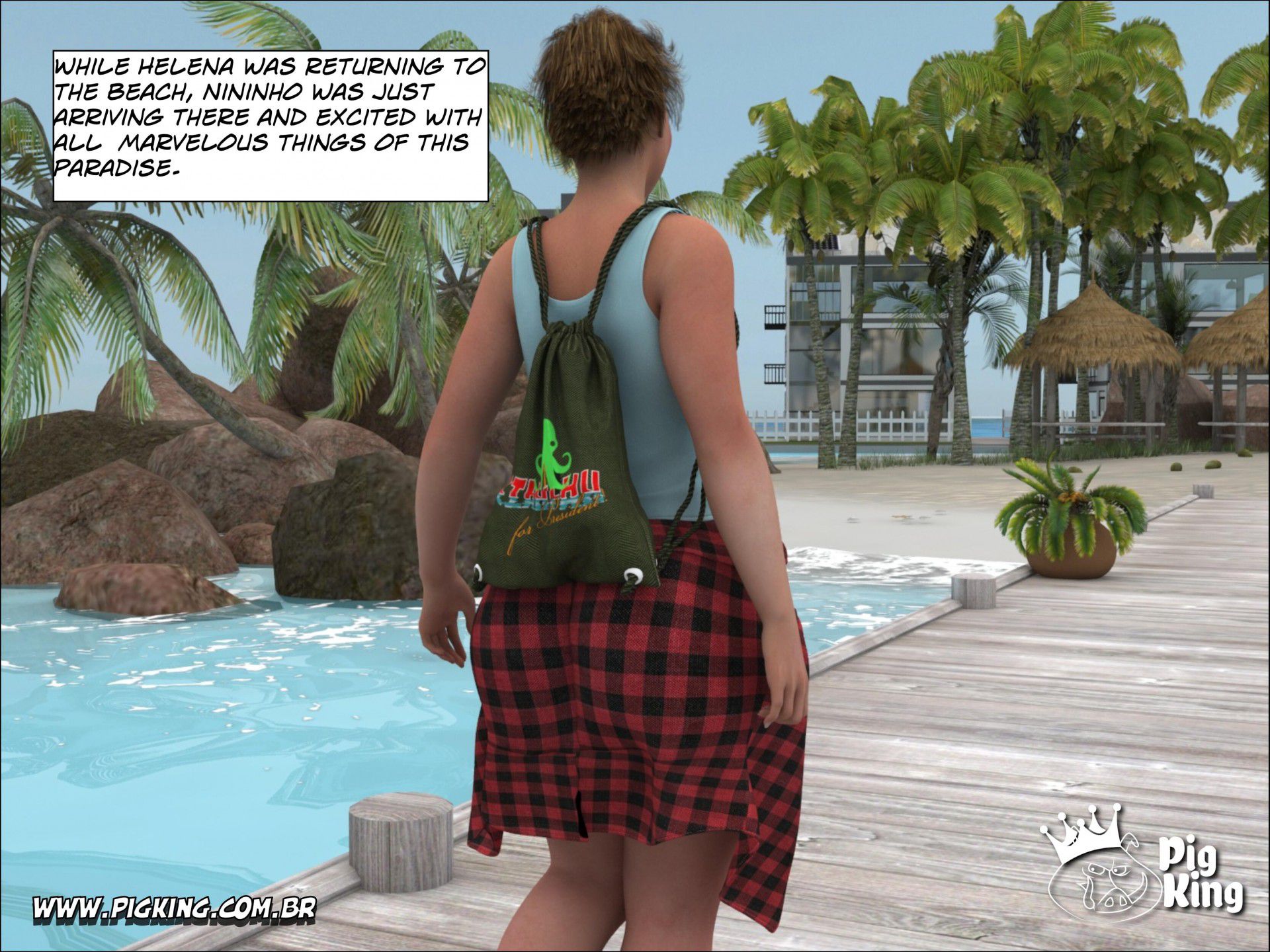 Tropical Paradise – Leonard, Helena, Katherine, Nininho [PigKing] 2 . Tropical Paradise - Leonard, Helena, Carlos, Augusto - Chapter 2 [PigKing] – page 70