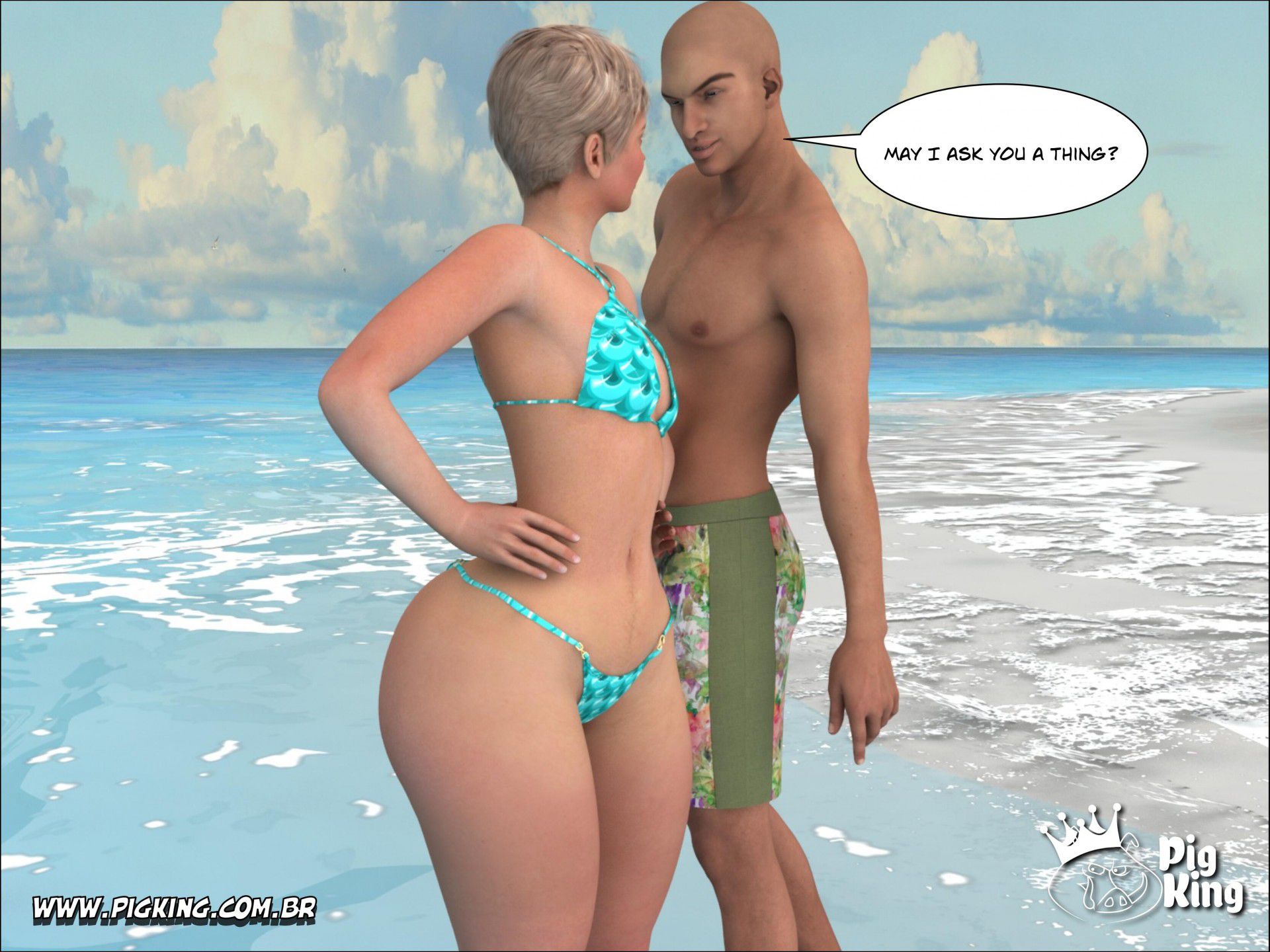 Tropical Paradise – Leonard, Helena, Katherine, Nininho [PigKing] 1 . Tropical Paradise - Leonard - Chapter 1 [PigKing] – page 16