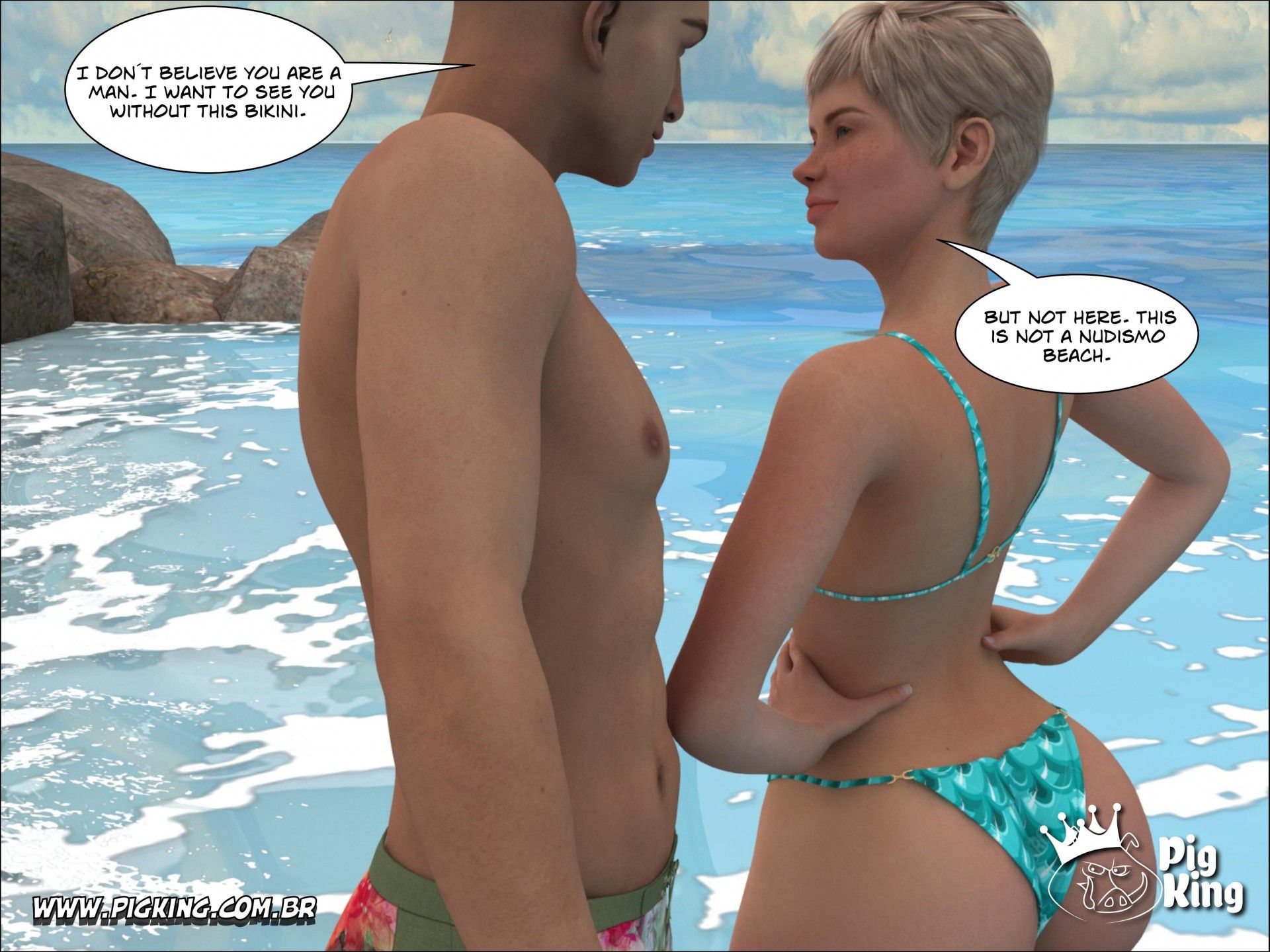 Tropical Paradise – Leonard, Helena, Katherine, Nininho [PigKing] 1 . Tropical Paradise - Leonard - Chapter 1 [PigKing] – page 18