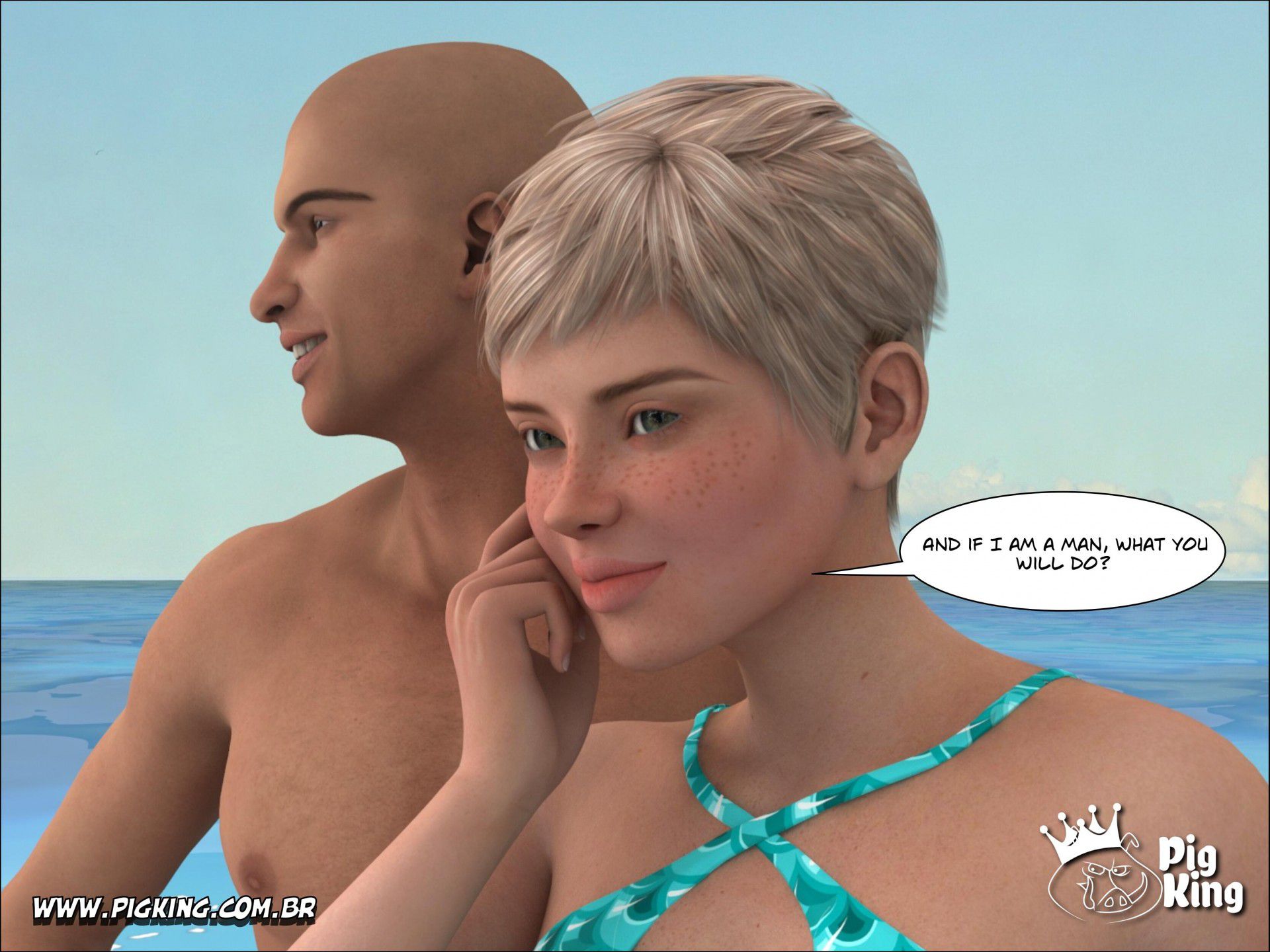 Tropical Paradise – Leonard, Helena, Katherine, Nininho [PigKing] 1 . Tropical Paradise - Leonard - Chapter 1 [PigKing] – page 21