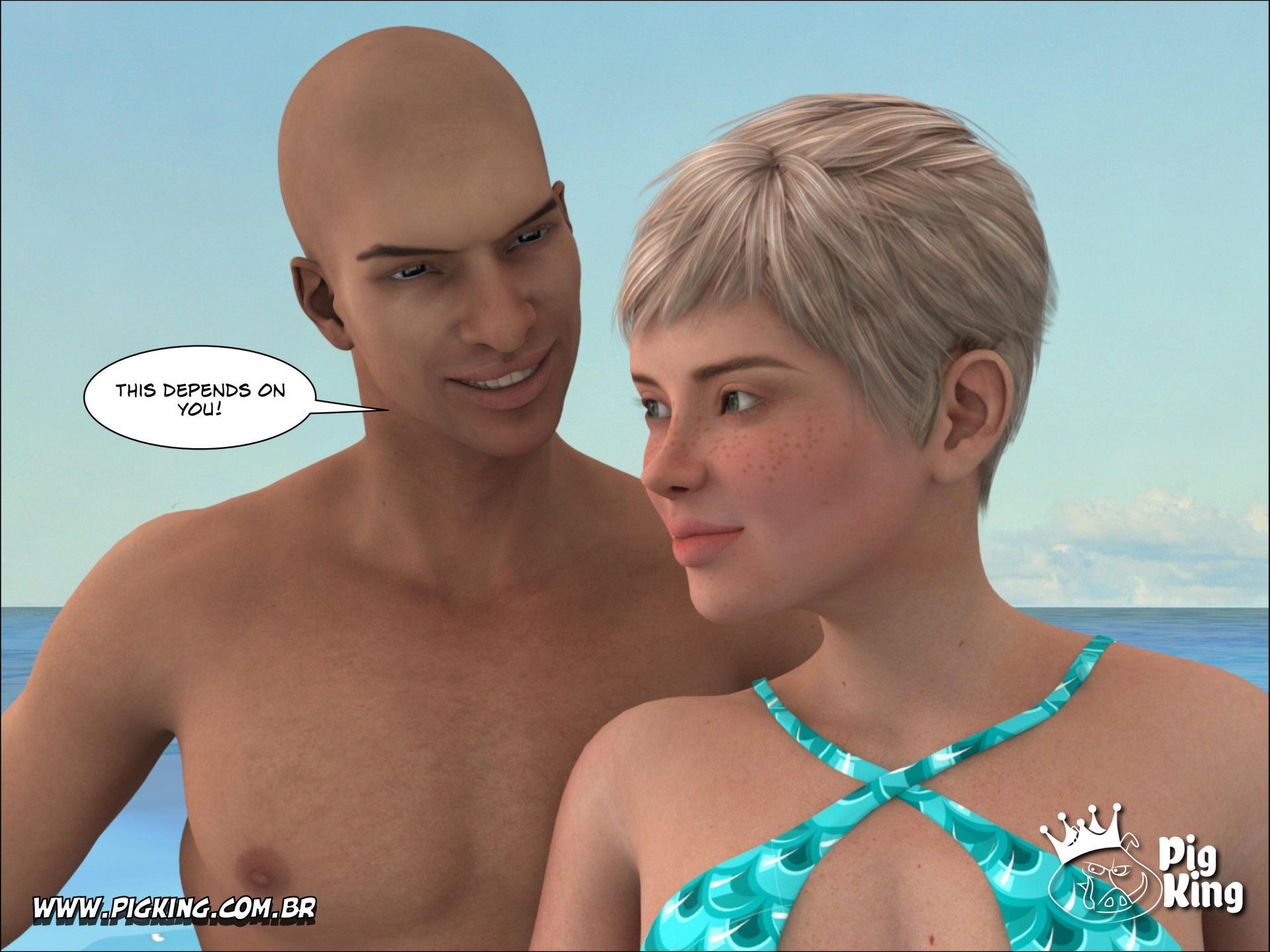 Tropical Paradise – Leonard, Helena, Katherine, Nininho [PigKing] 1 . Tropical Paradise - Leonard - Chapter 1 [PigKing] – page 22