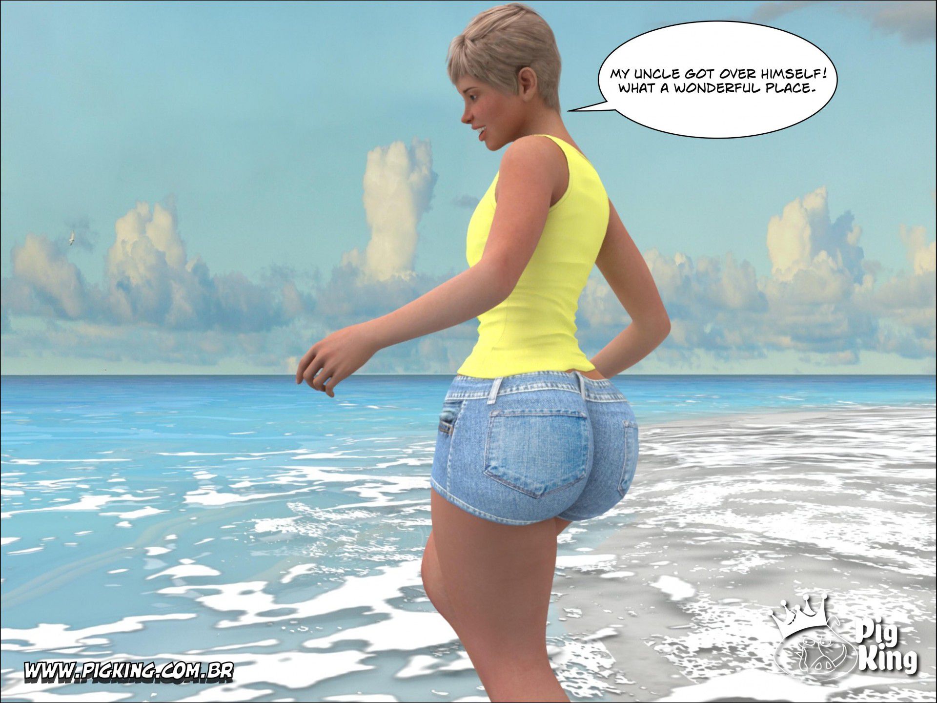 Tropical Paradise – Leonard, Helena, Katherine, Nininho [PigKing] 1 . Tropical Paradise - Leonard - Chapter 1 [PigKing] – page 6