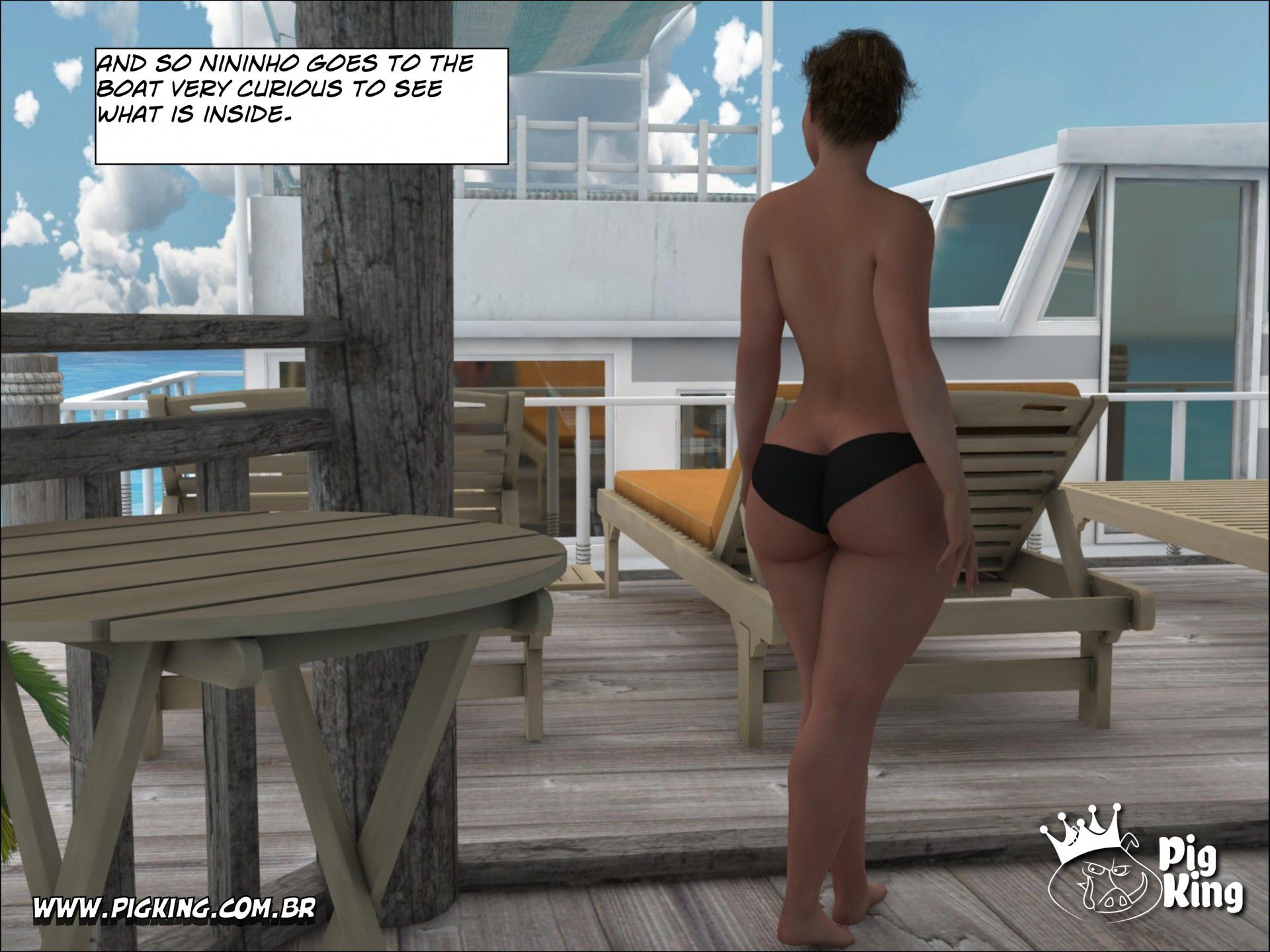 Tropical Paradise – Leonard, Helena, Katherine, Nininho [PigKing] 3 . Tropical Paradise - Nininho - Chapter 3 [PigKing] – page 13
