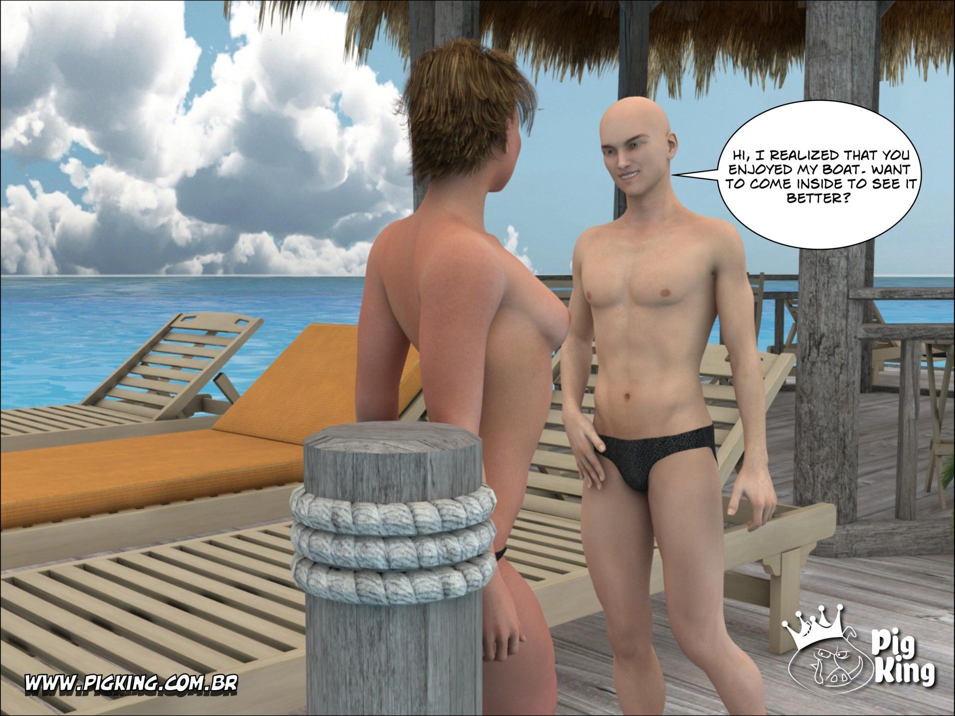Tropical Paradise – Leonard, Helena, Katherine, Nininho [PigKing] 3 . Tropical Paradise - Nininho - Chapter 3 [PigKing] – page 15