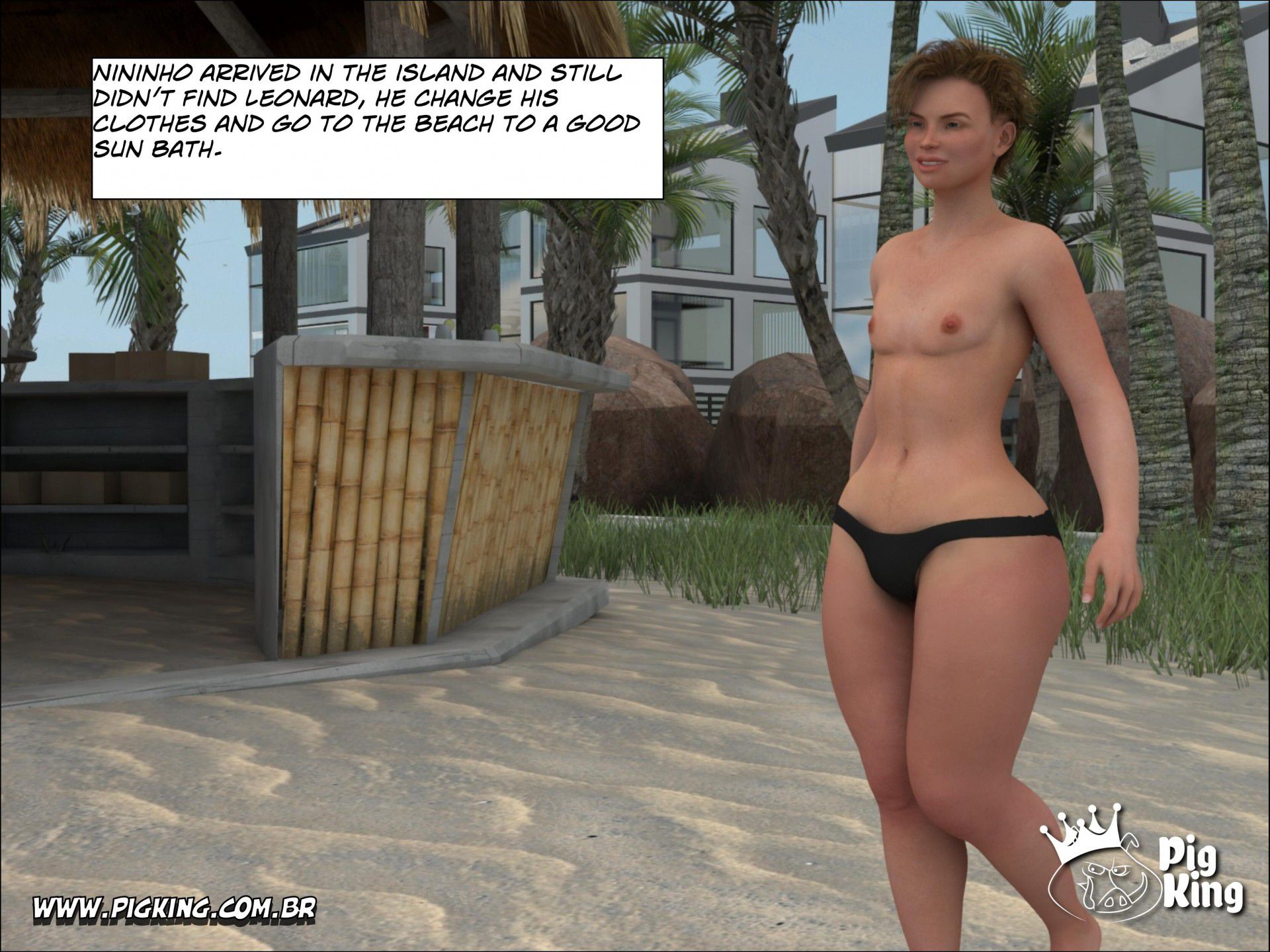 Tropical Paradise – Leonard, Helena, Katherine, Nininho [PigKing] 3 . Tropical Paradise - Nininho - Chapter 3 [PigKing] – page 2