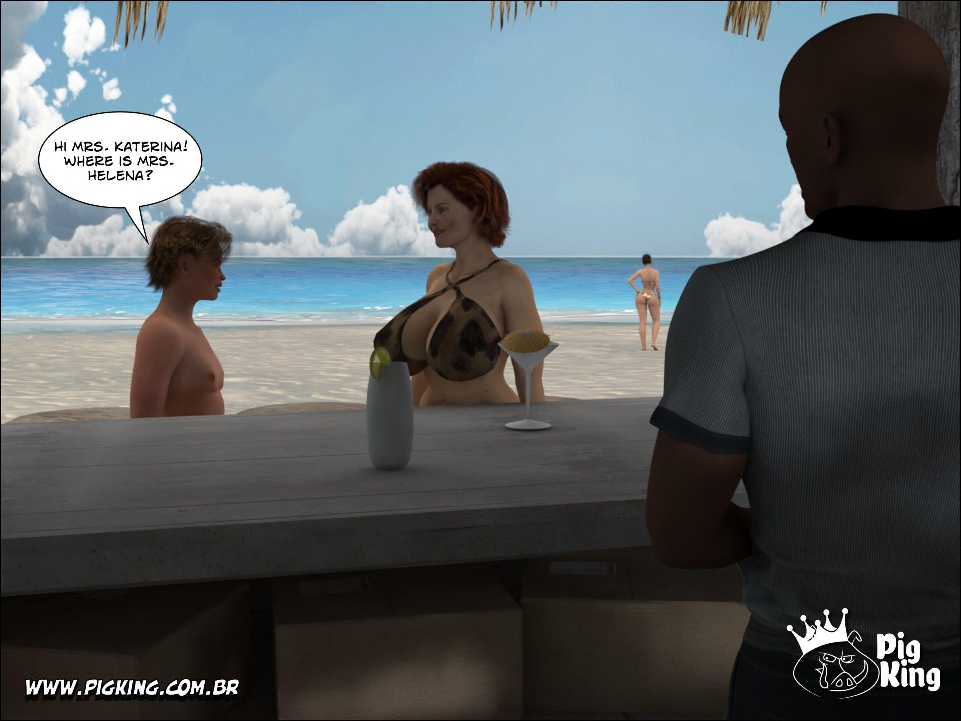 Tropical Paradise – Leonard, Helena, Katherine, Nininho [PigKing] 3 . Tropical Paradise - Nininho - Chapter 3 [PigKing] – page 4