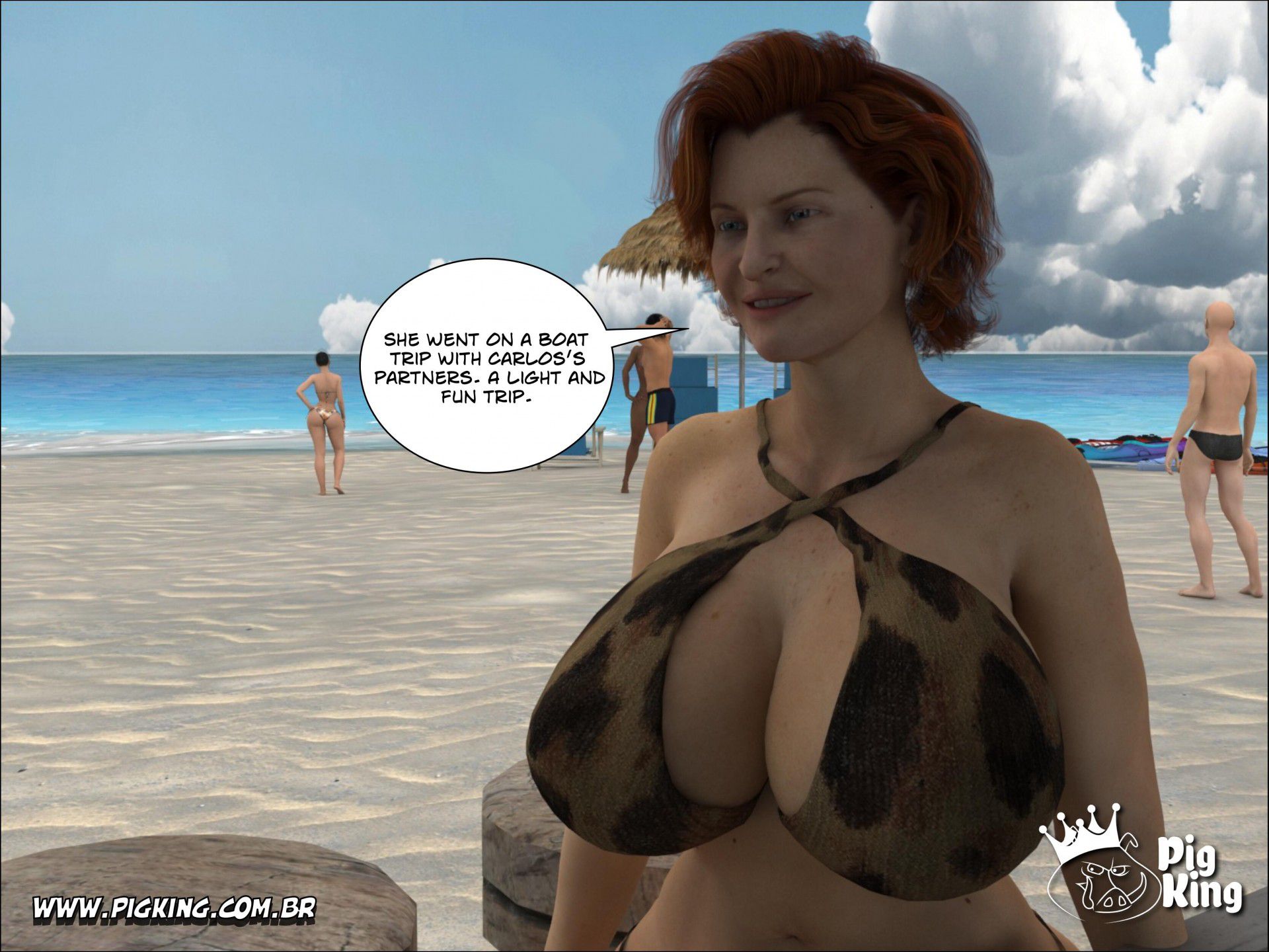 Tropical Paradise – Leonard, Helena, Katherine, Nininho [PigKing] 3 . Tropical Paradise - Nininho - Chapter 3 [PigKing] – page 5