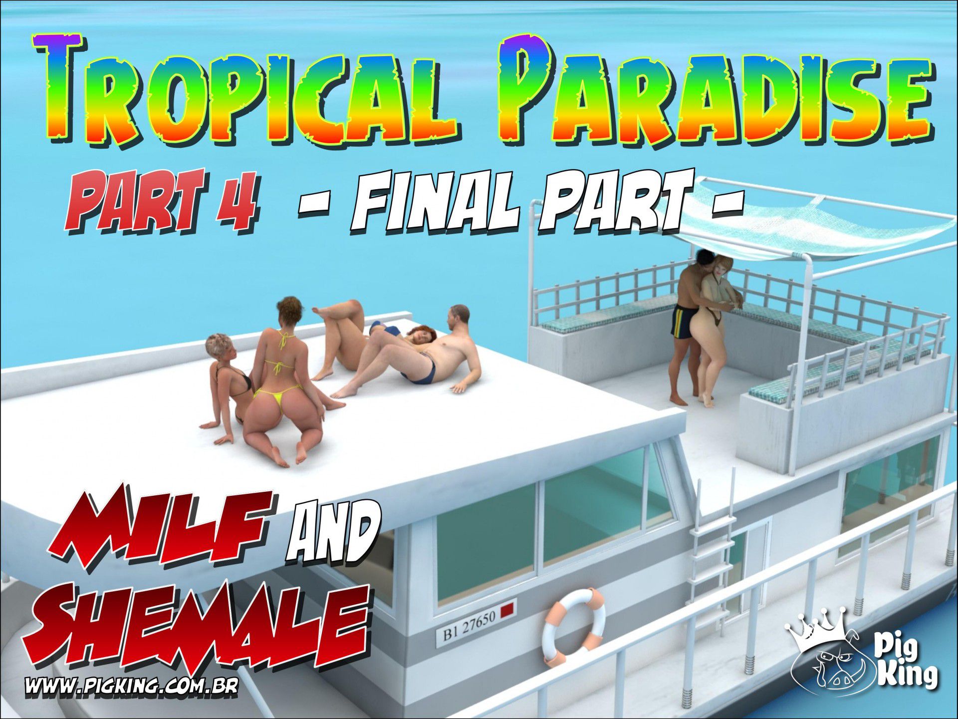 Tropical Paradise – Leonard, Helena, Katherine, Nininho [PigKing] 4 . Tropical Paradise - Leonard, Helena, Katherine, Nininho, Augusto - Chapter 4 [PigKing] – page 1